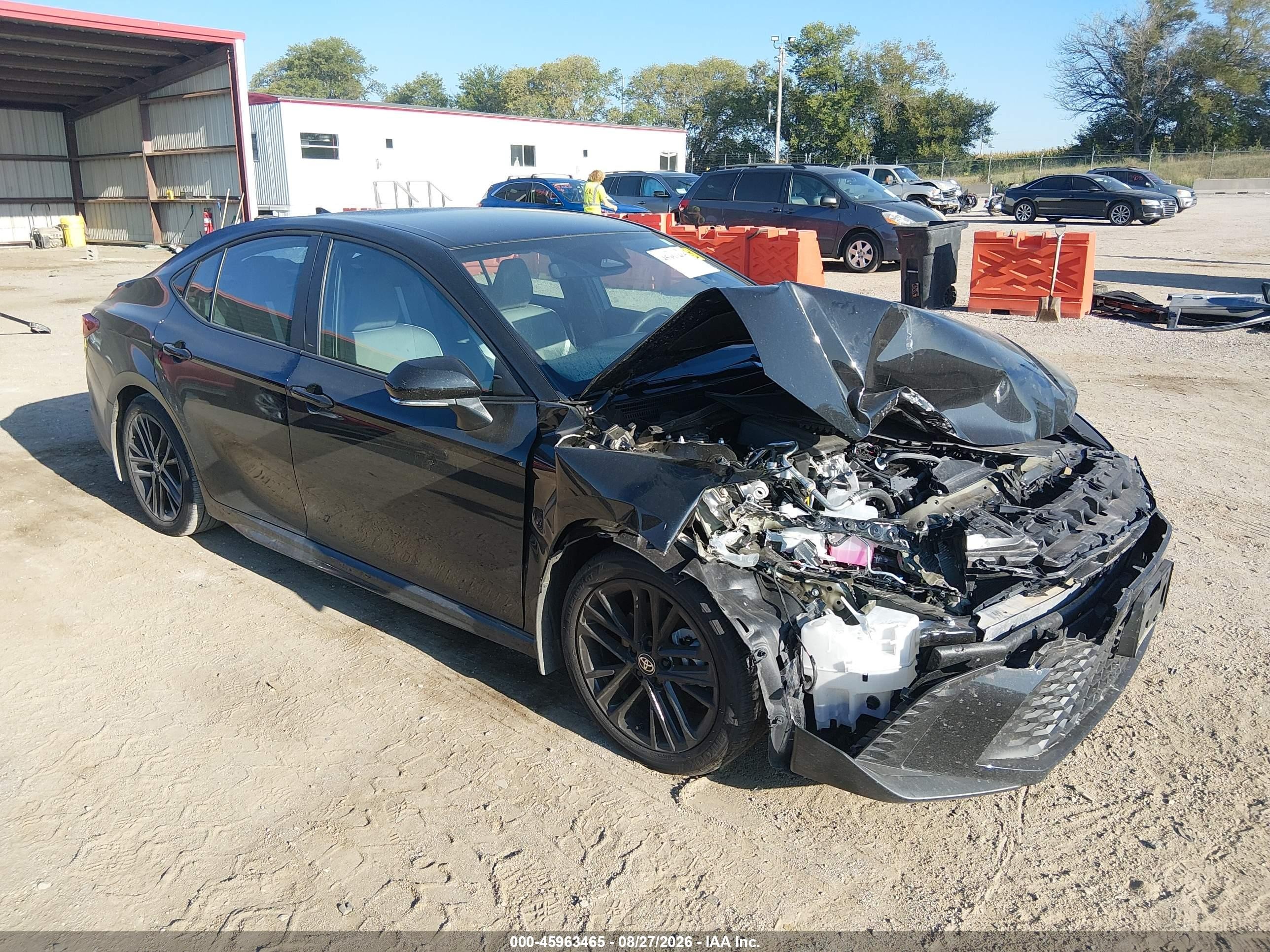 2026 Toyota Camry VIN 4T1DAACK6TU246464 IAAI salvage auction — Front End, Salvage (Nebraska), sold $10,500 on 2026-10-23 (photo 1)