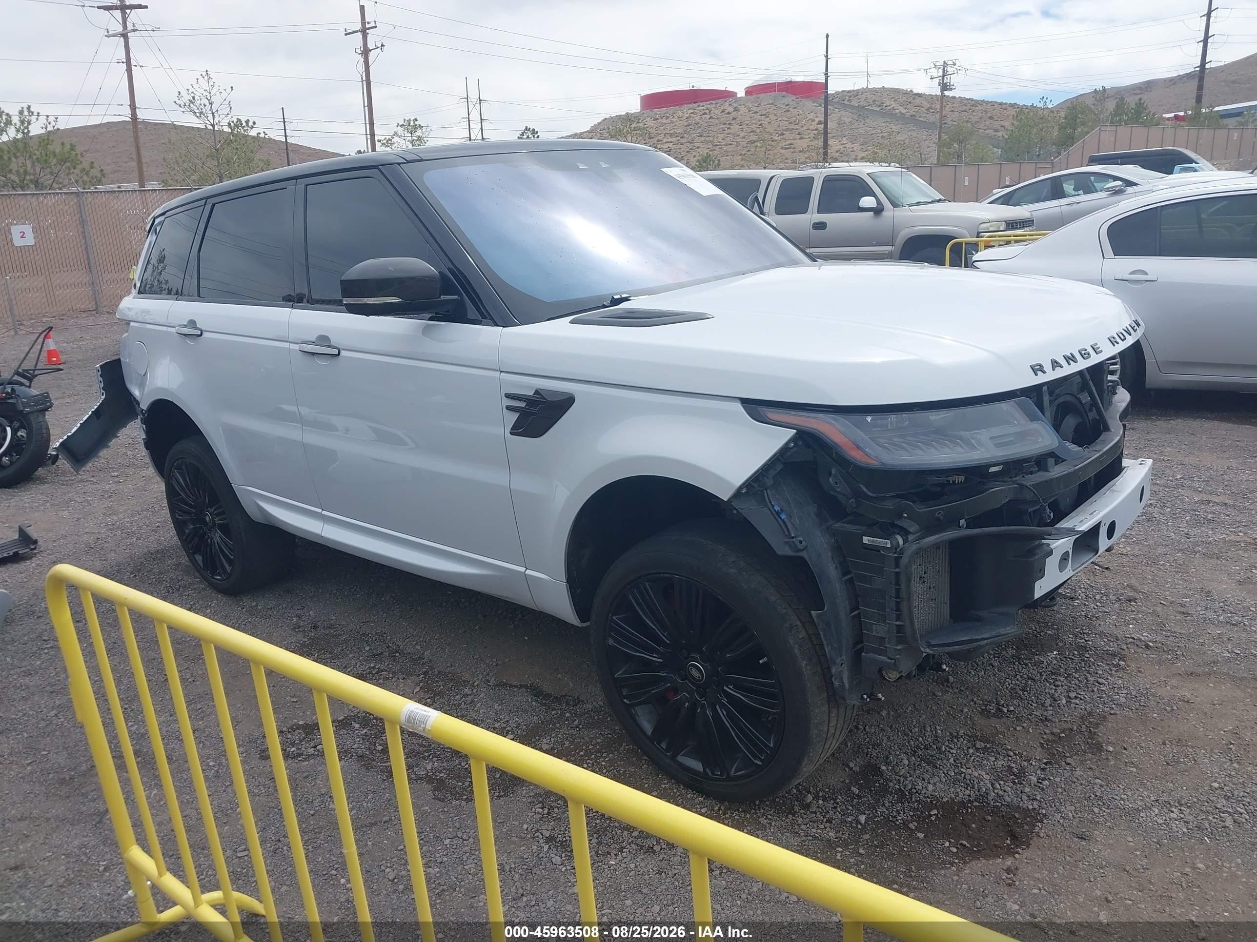 2019 Land Rover Range Rover Sport VIN SALWV2RE9KA854383 — IAAI salvage auction photo