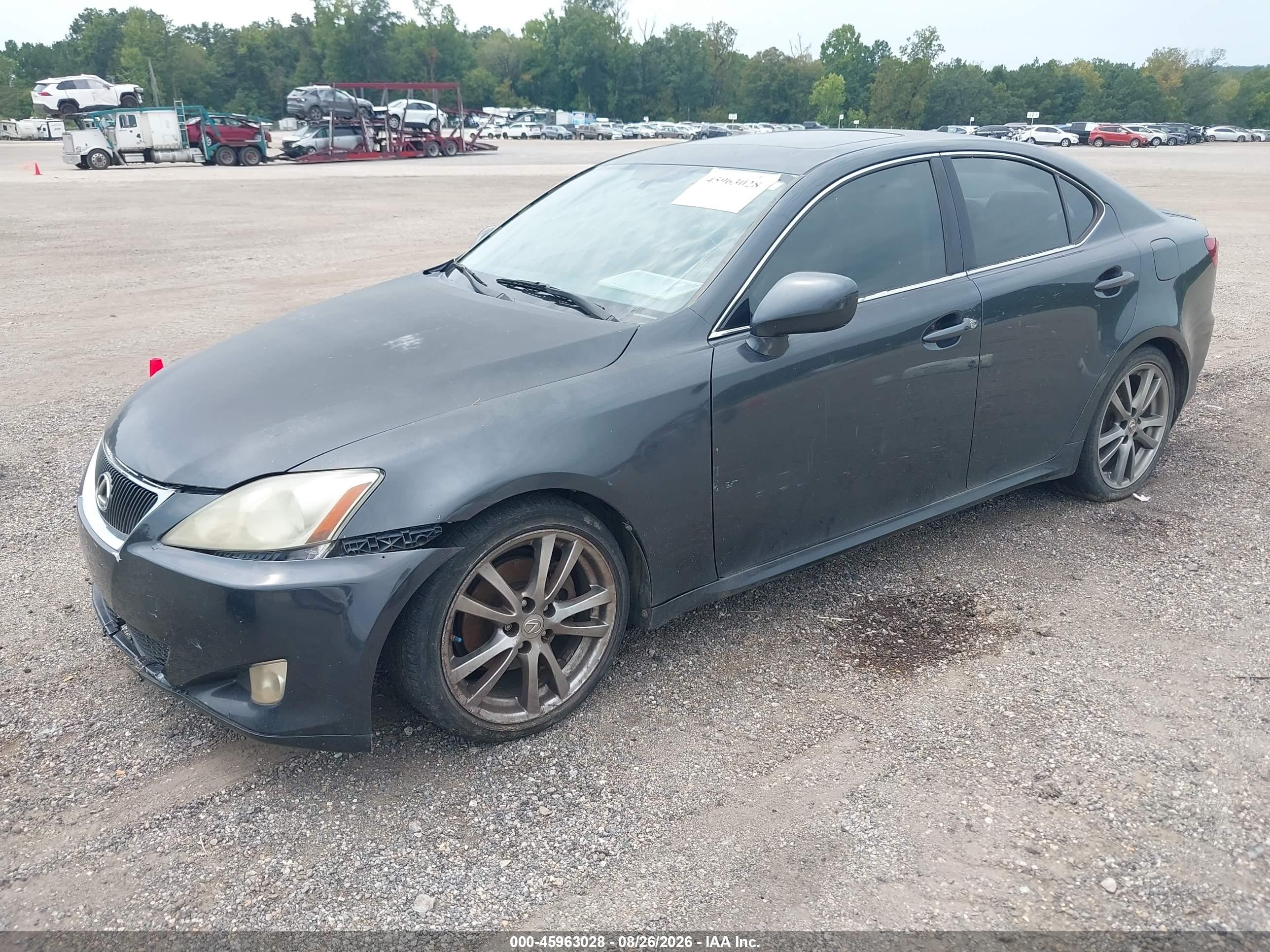 2008 Lexus Is VIN JTHBK262085083093 IAAI salvage auction — Normal Wear, Clear (Alabama), sold $875 on 2026-09-18 (photo 2)