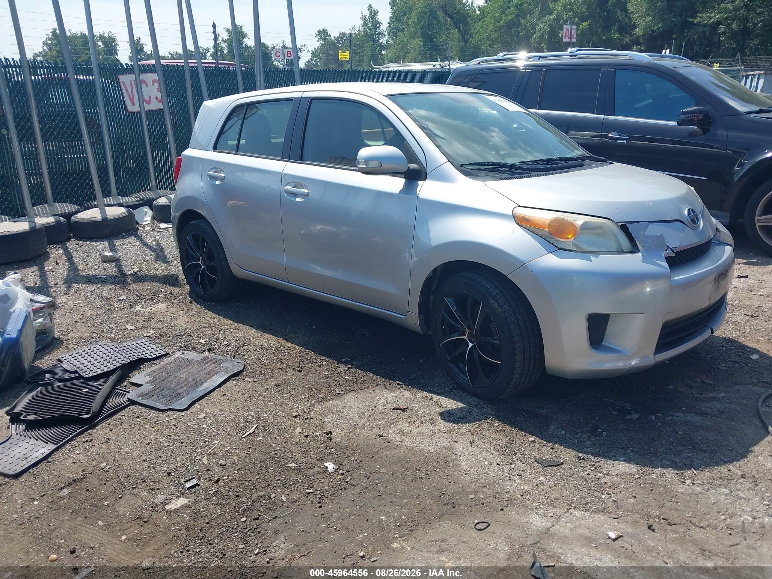 2012 Scion Xd VIN JTKKU4B46C1028221 IAAI salvage auction — Front End, Salvage - Greater Than 75% (Maryland), sold $925 on 2026-09-19 (photo 1)