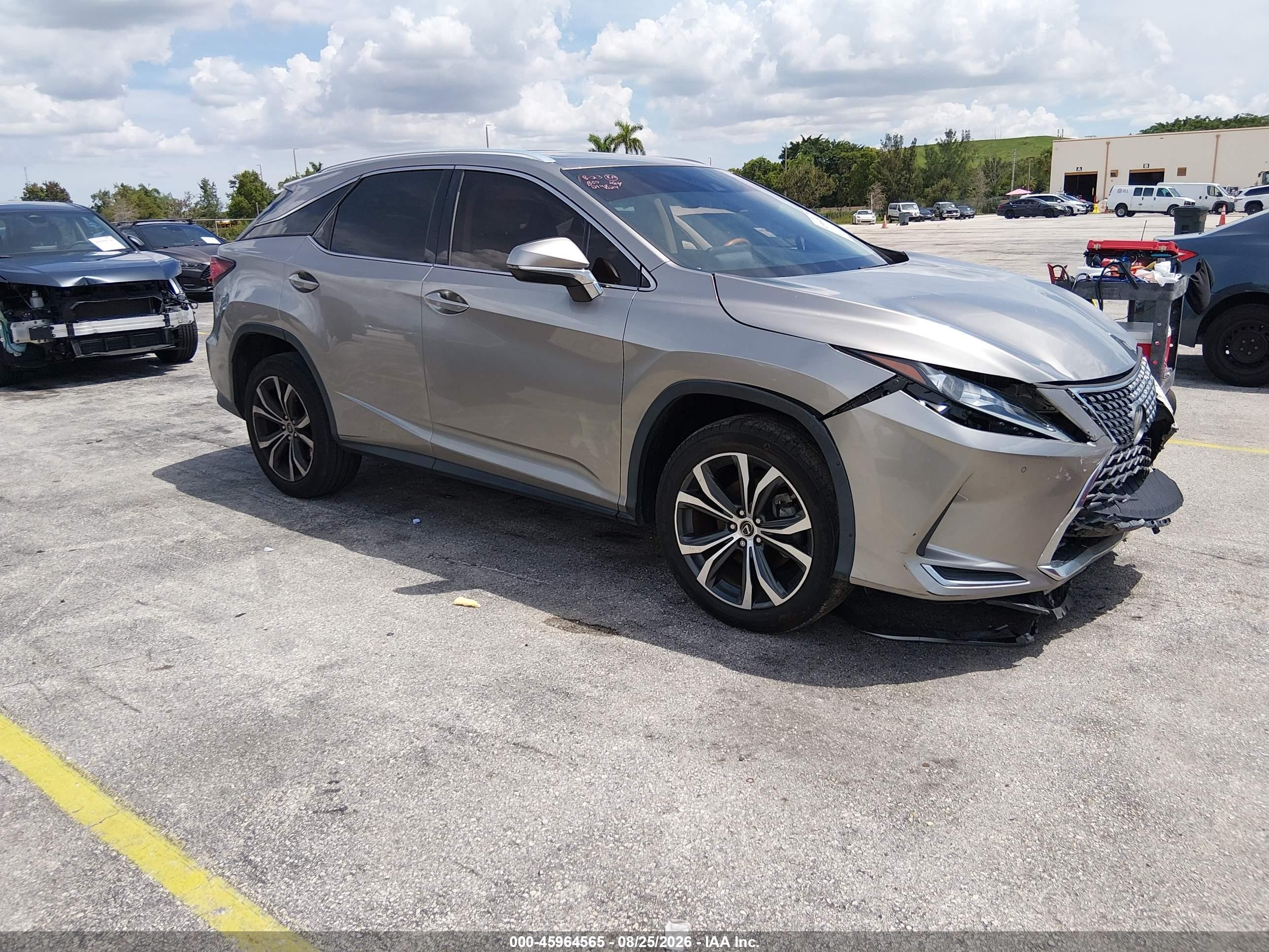 2021 Lexus RX 350 VIN 2T2HZMAA9MC214824 — IAAI salvage auction photo