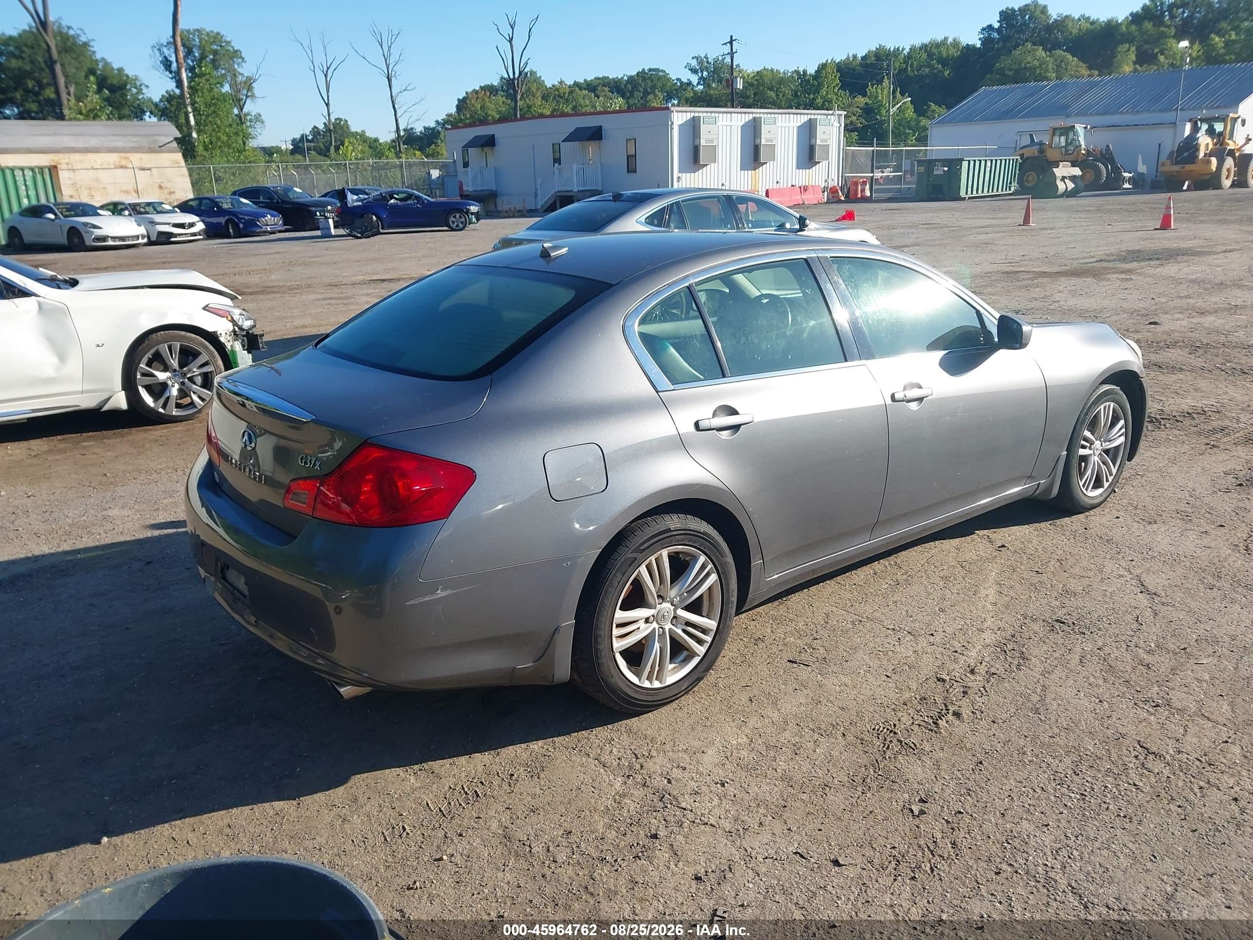 2013 Infiniti G VIN JN1CV6AR6DM751961 IAAI salvage auction — Normal Wear, Clear (Massachusetts), sold $875 on 2026-09-20 (photo 4)