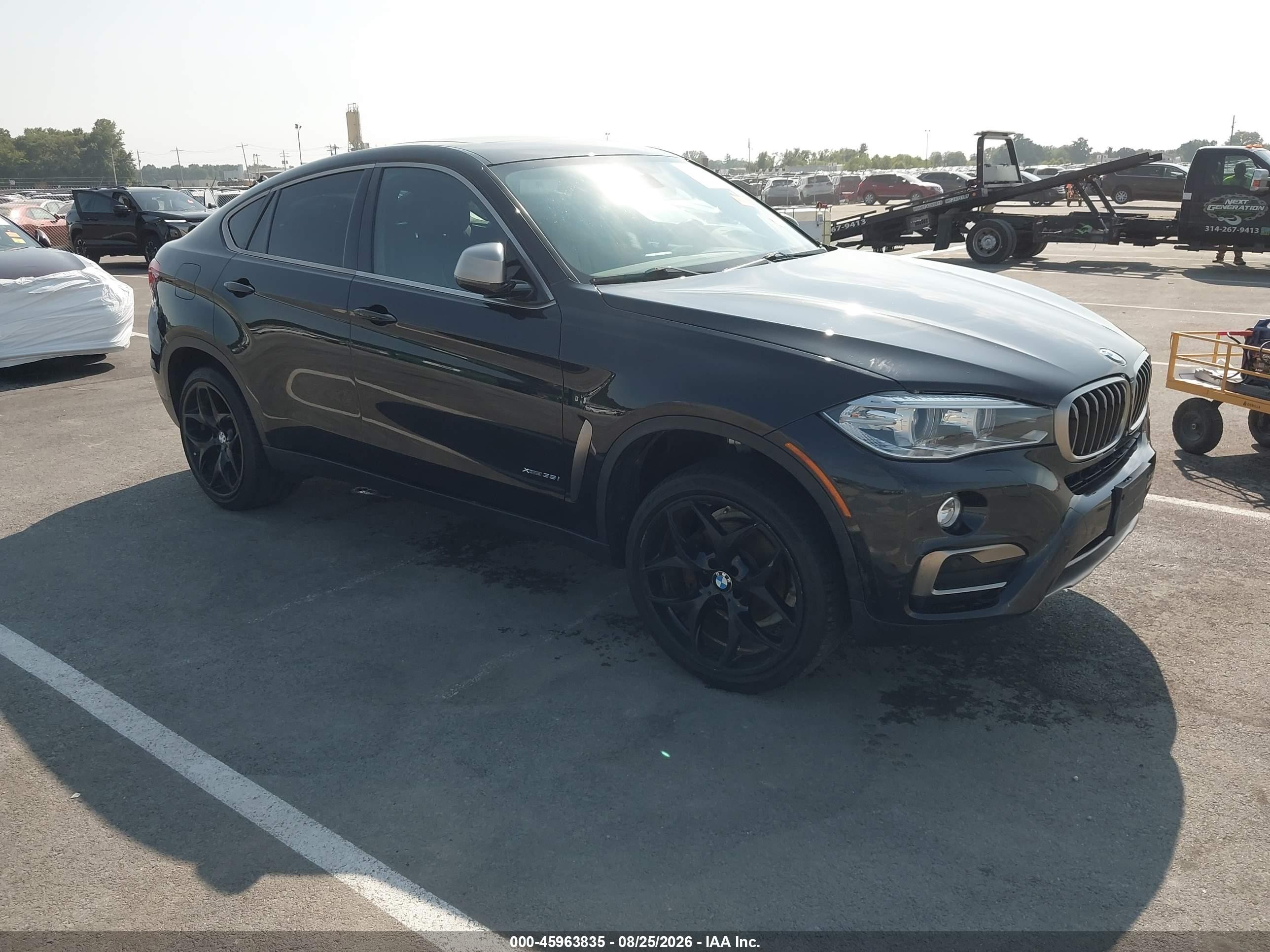 2017 BMW X6 VIN 5UXKU2C31H0U29611 — IAAI salvage auction photo