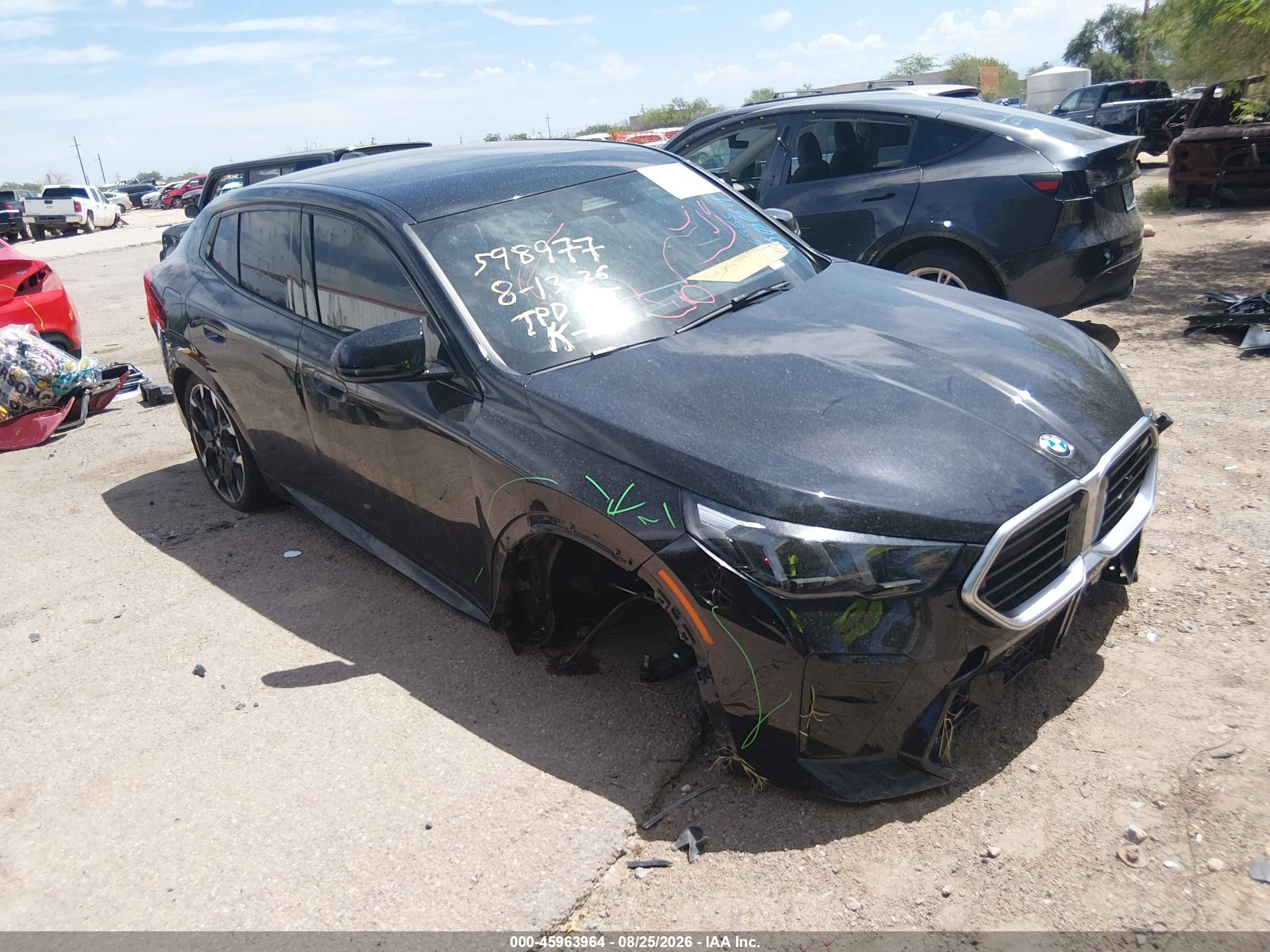 2024 BMW X2 VIN WBX83GM05R5000415 — IAAI salvage auction photo