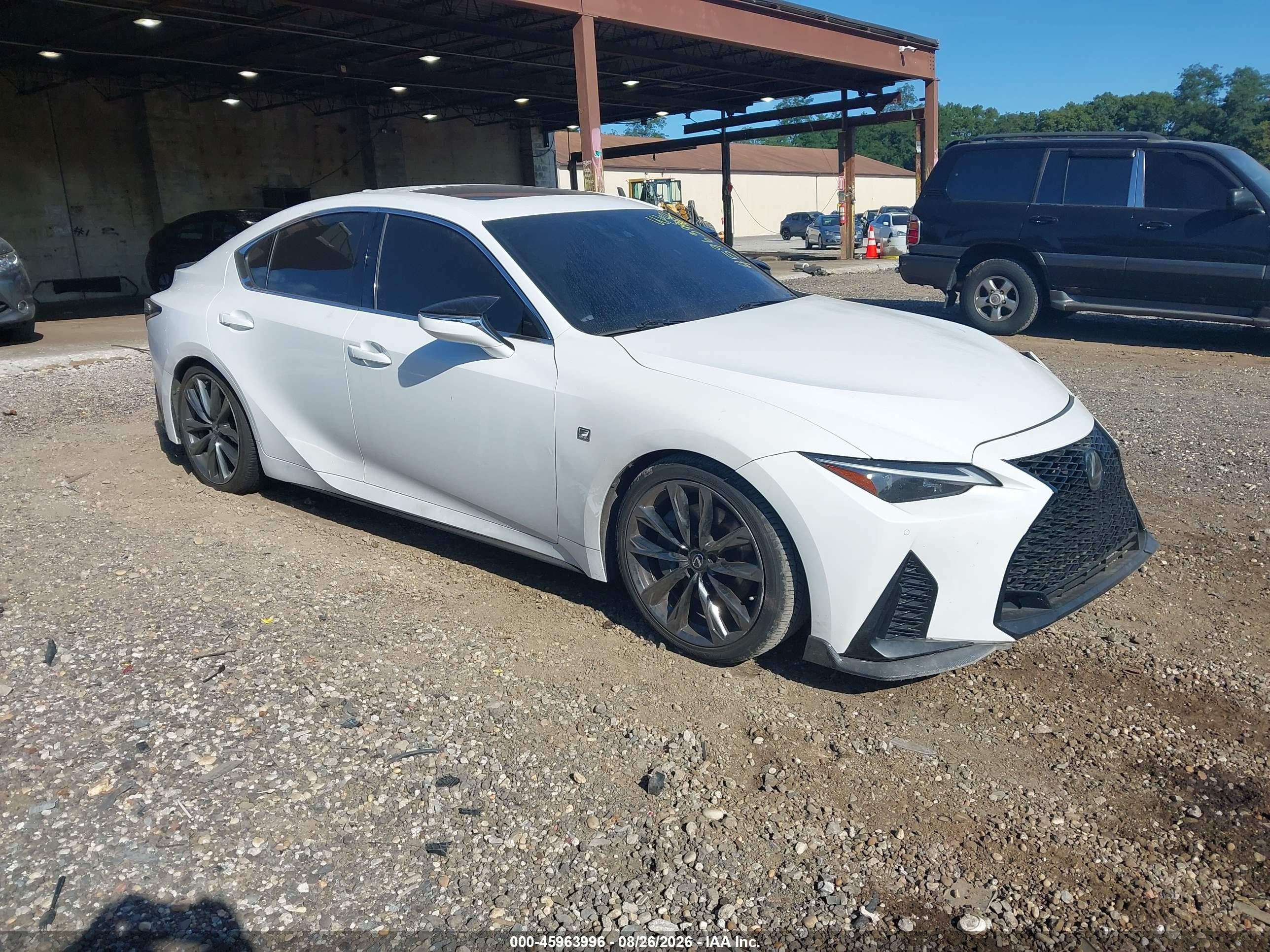 2022 Lexus IS 350 VIN JTHGZ1B20N5058191 — IAAI salvage auction photo