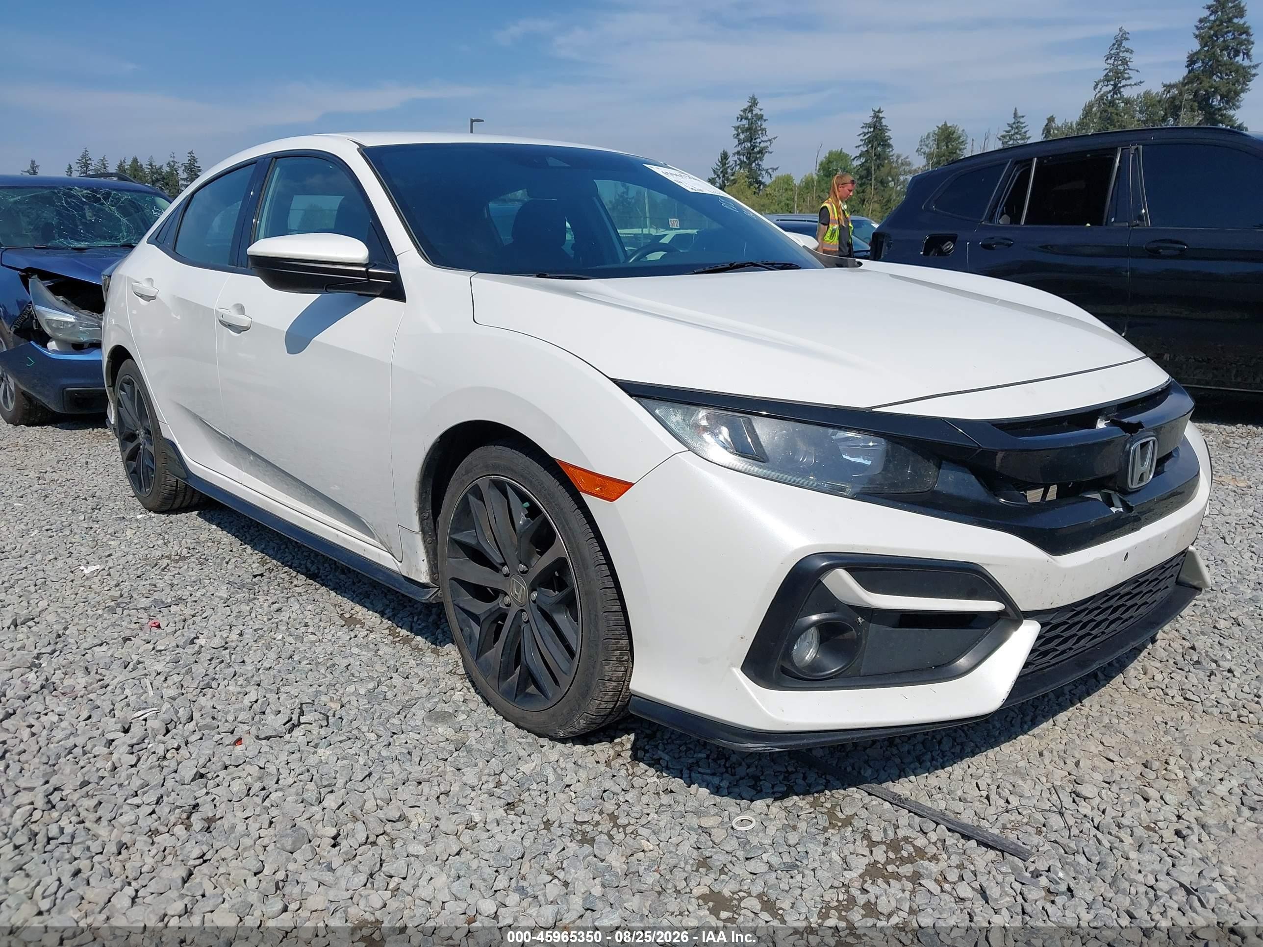 2020 Honda Civic VIN SHHFK7H41LU423193 — IAAI salvage auction photo