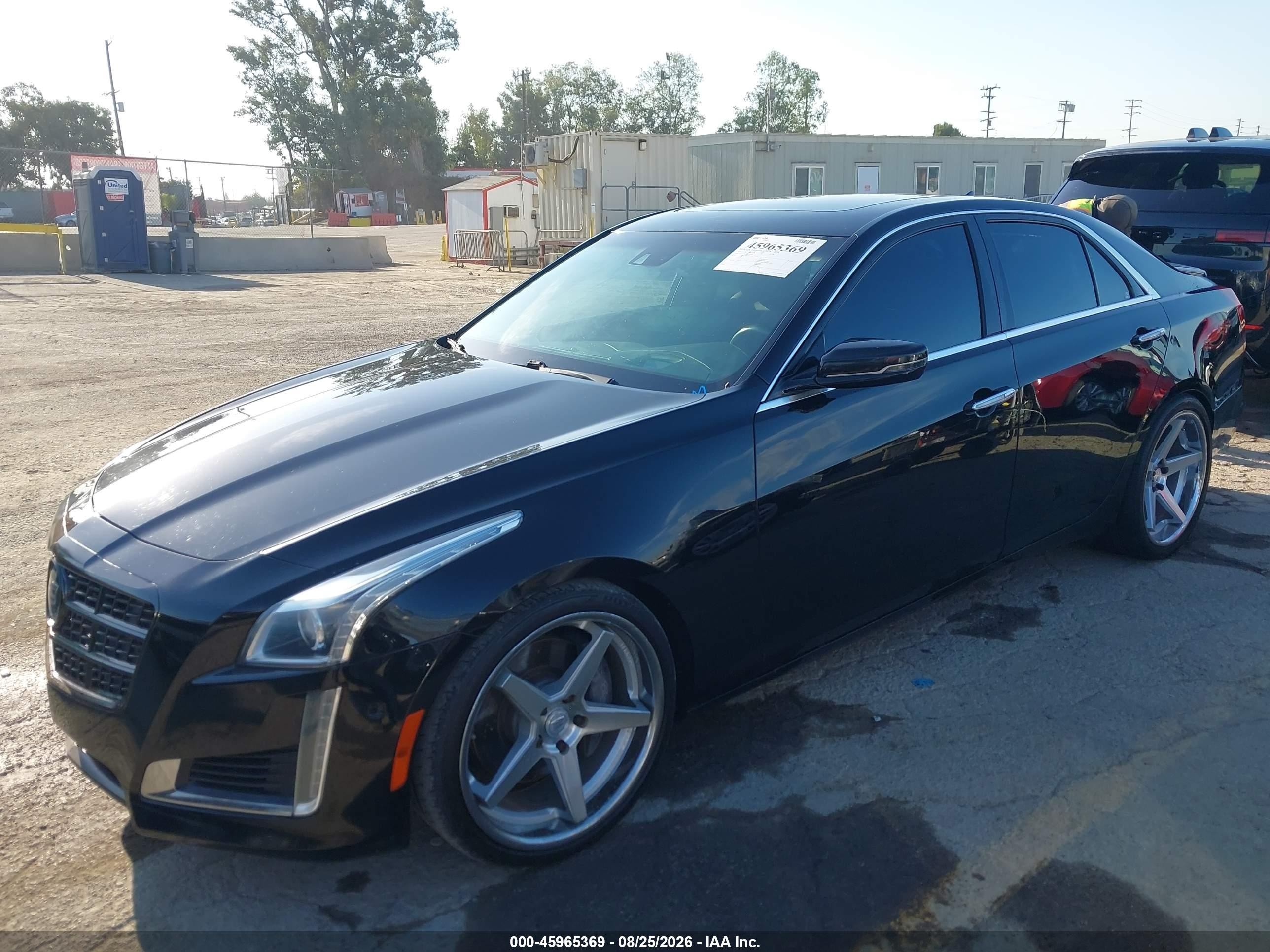 2014 Cadillac Cts VIN 1G6AV5S82E0173518 IAAI salvage auction — Rear End, Salvage (California), sold $3,650 on 2026-09-10 (photo 2)