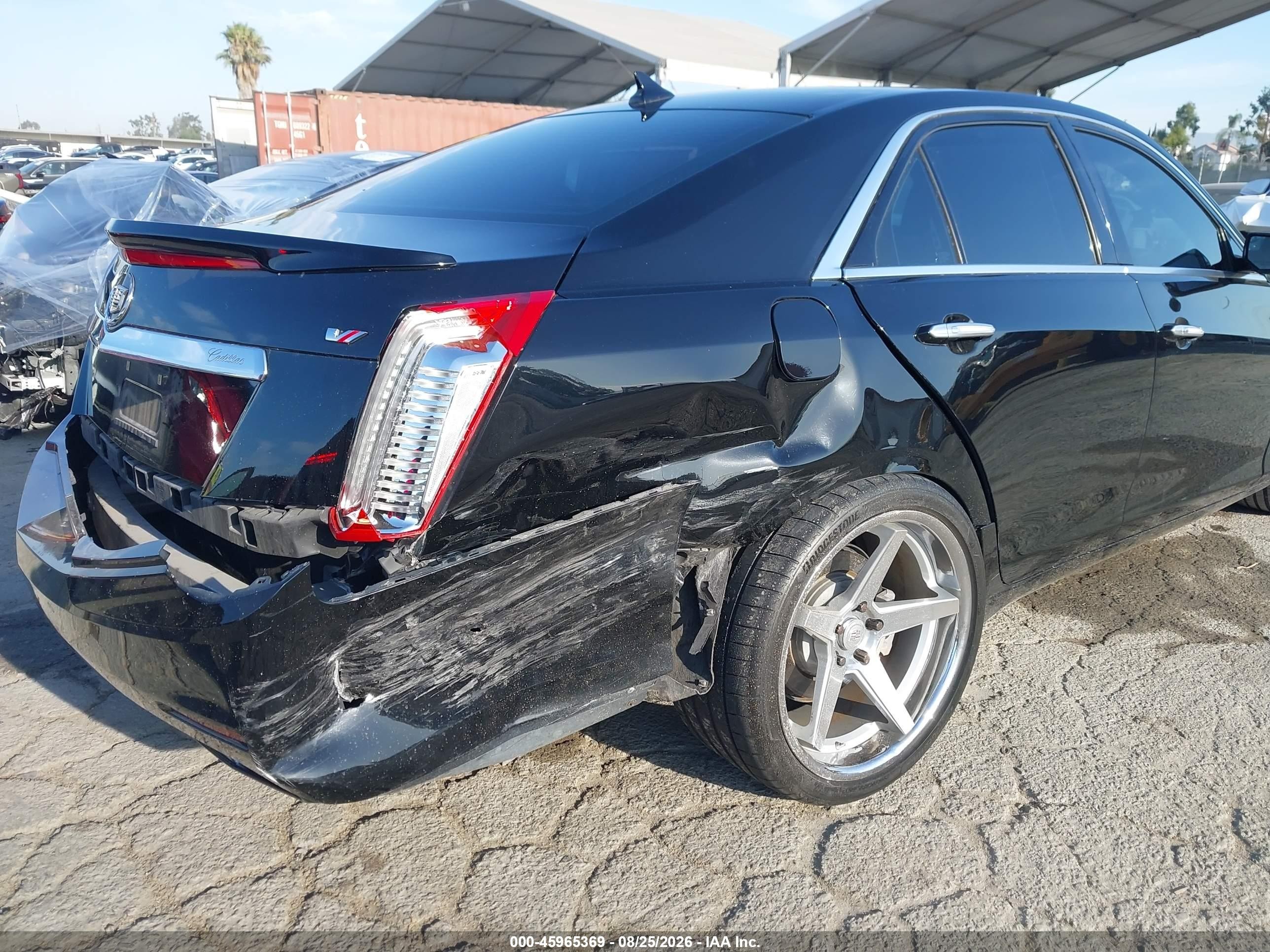 2014 Cadillac Cts VIN 1G6AV5S82E0173518 IAAI salvage auction — Rear End, Salvage (California), sold $3,650 on 2026-09-10 (photo 6)