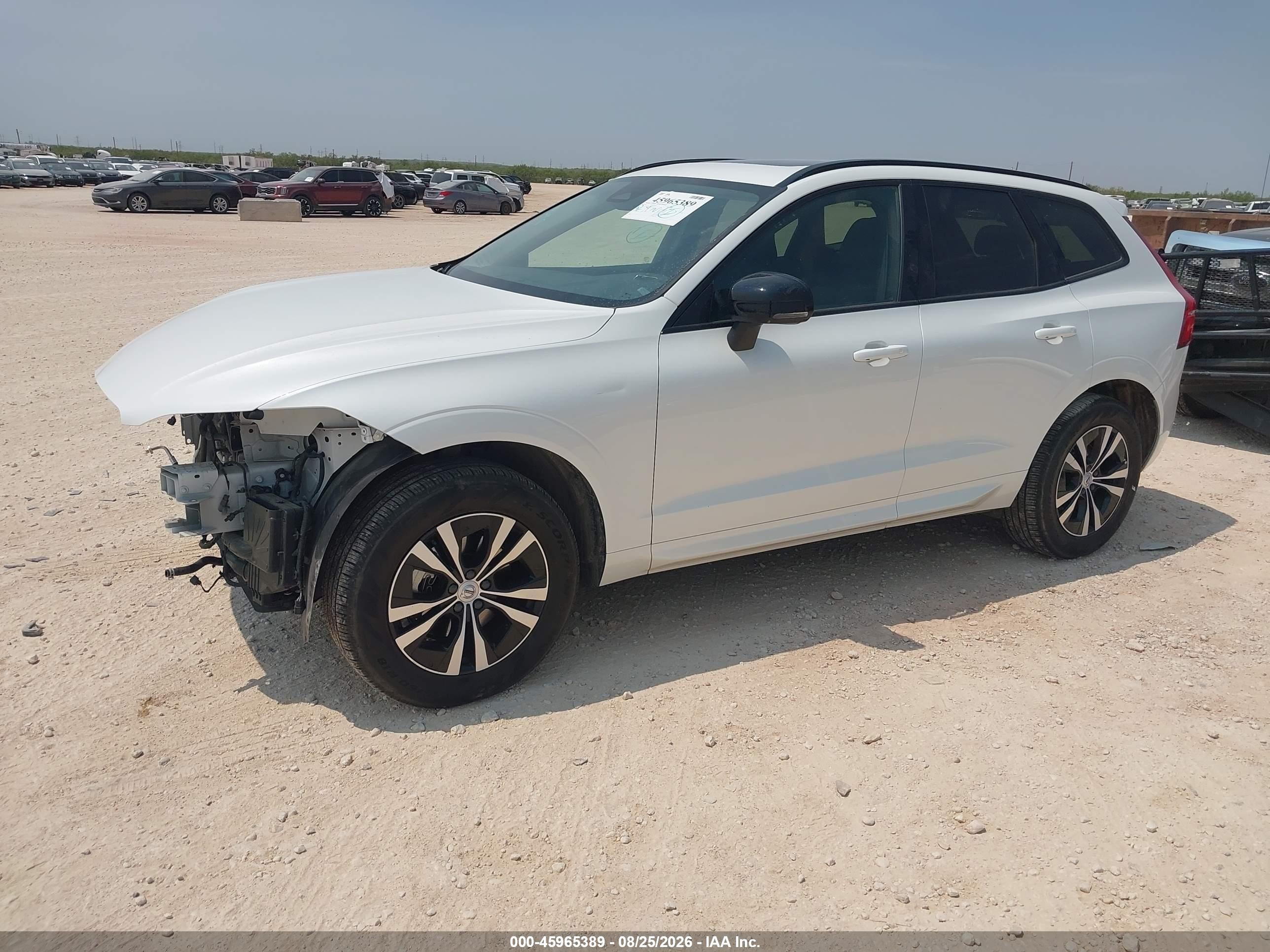 2025 Volvo Xc60 VIN YV4M12RJ2S1092499 IAAI salvage auction — Front End, Original (Texas), sold $12,300 on 2026-09-23 (photo 2)