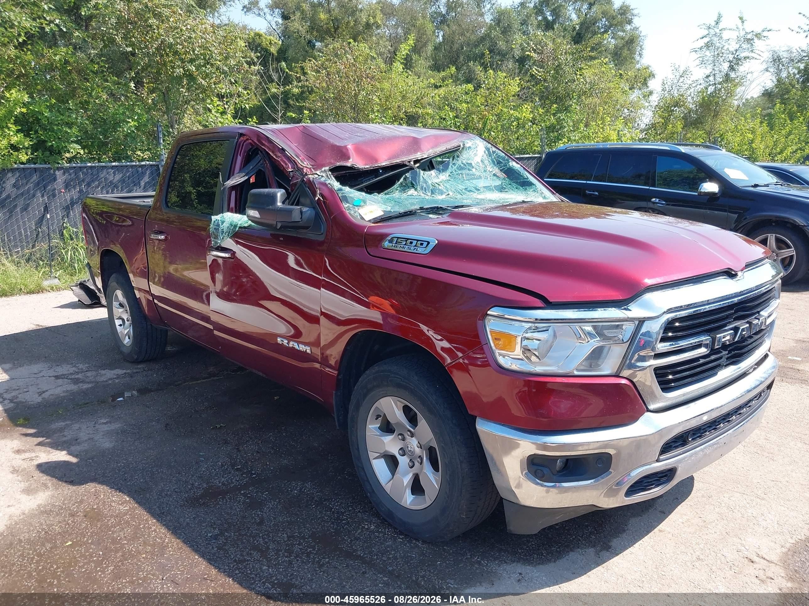 2020 Ram 1500 VIN 1C6SRFFT1LN395808 — IAAI salvage auction photo