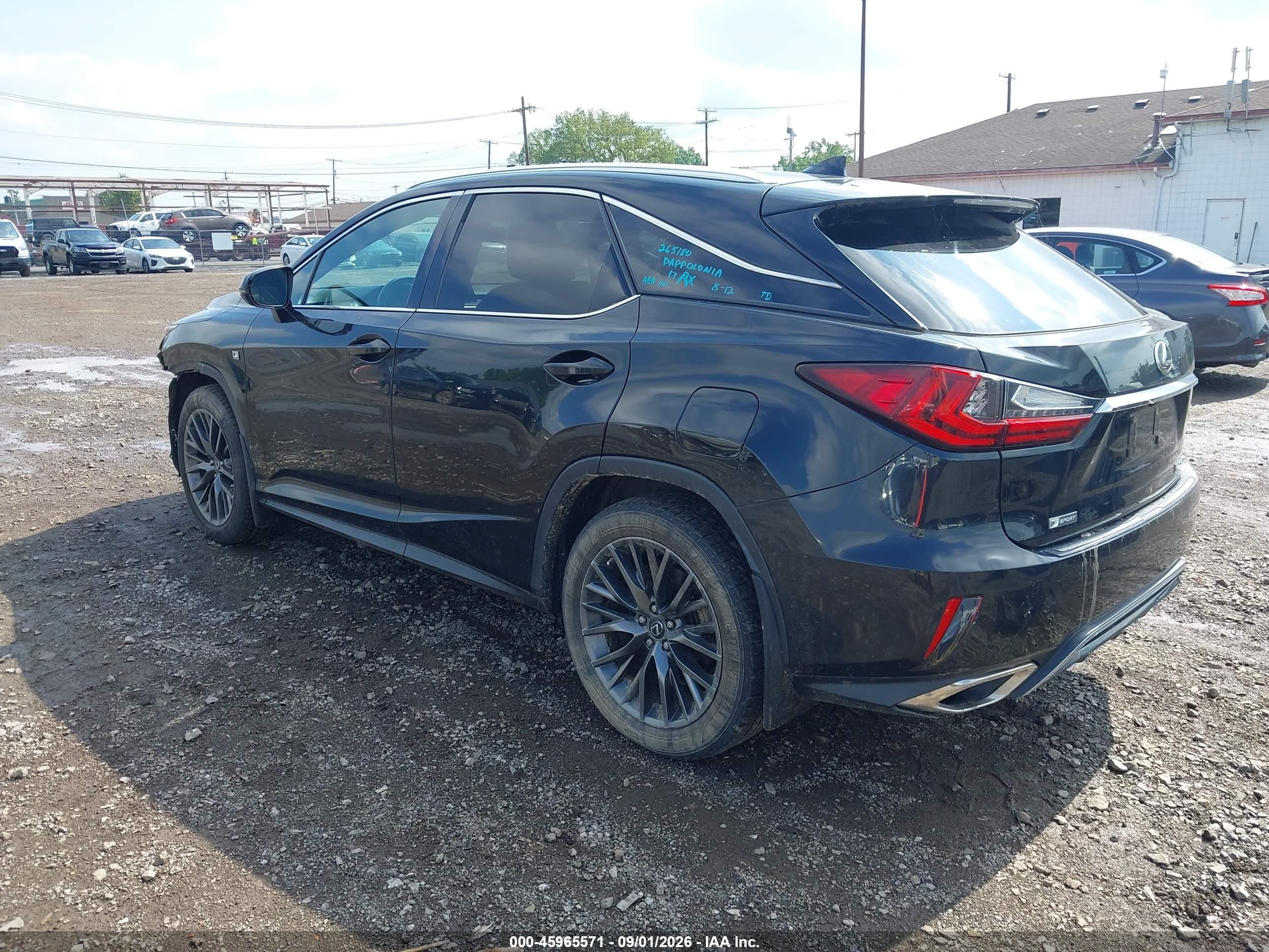 2017 Lexus Rx VIN 2T2BZMCA6HC069797 IAAI salvage auction — Front End, Mv-907A (New York), sold $14,900 on 2026-09-04 (photo 3)