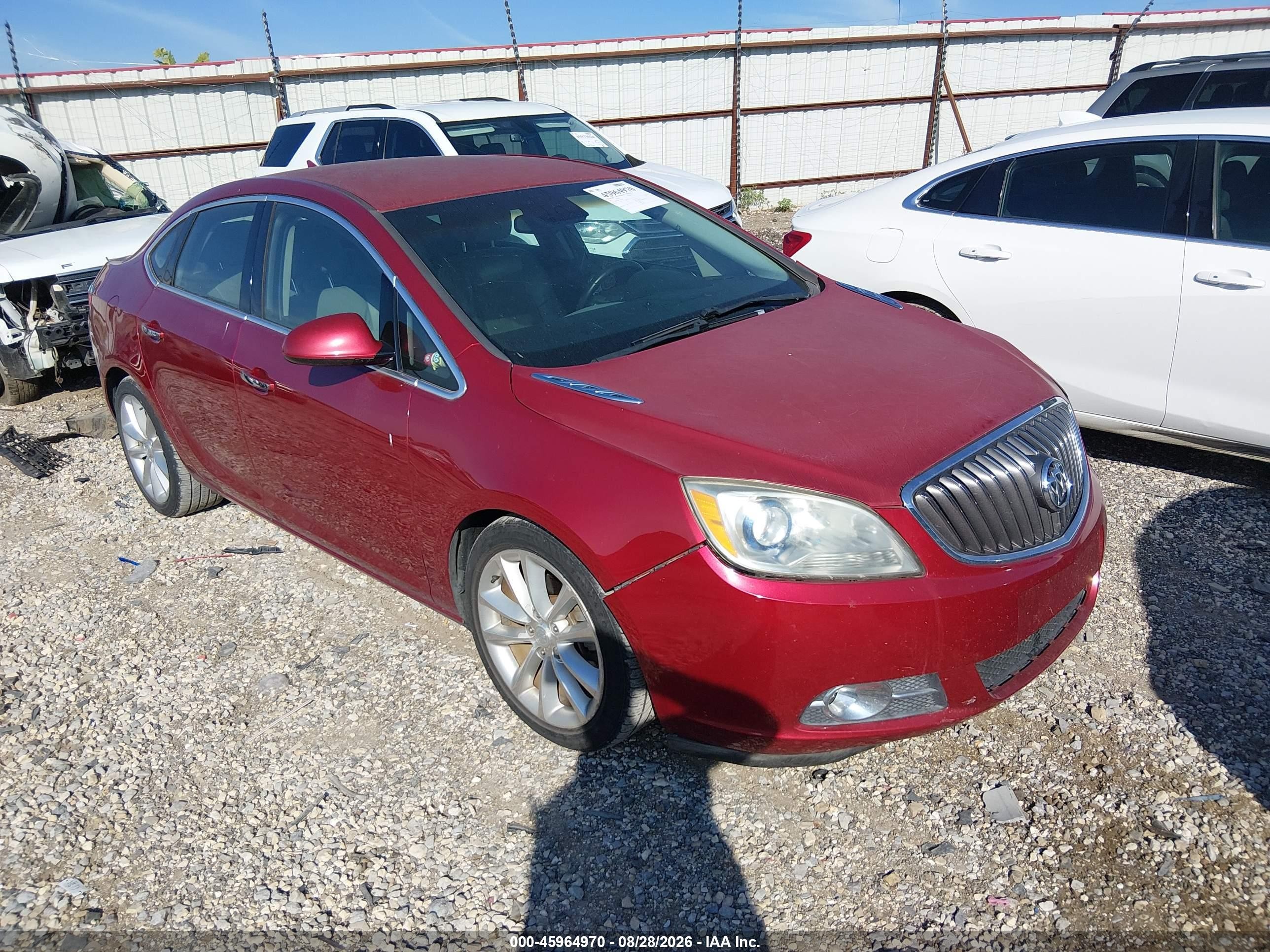 2012 Buick Verano VIN 1G4PP5SK8C4180326 IAAI salvage auction — Unknown, Wait Title, sold $575 on 2026-09-20 (photo 1)