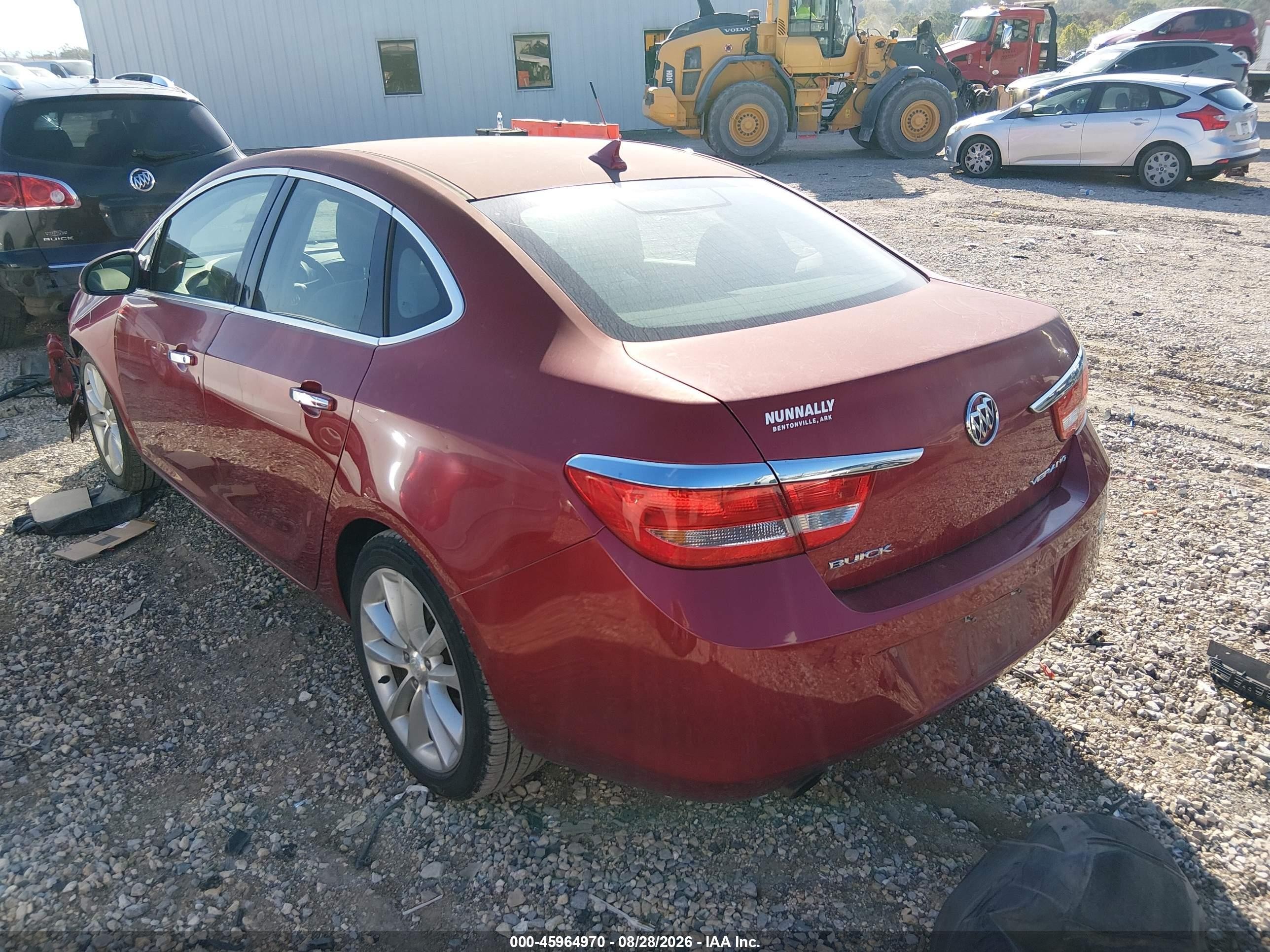 2012 Buick Verano VIN 1G4PP5SK8C4180326 IAAI salvage auction — Unknown, Wait Title, sold $575 on 2026-09-20 (photo 3)