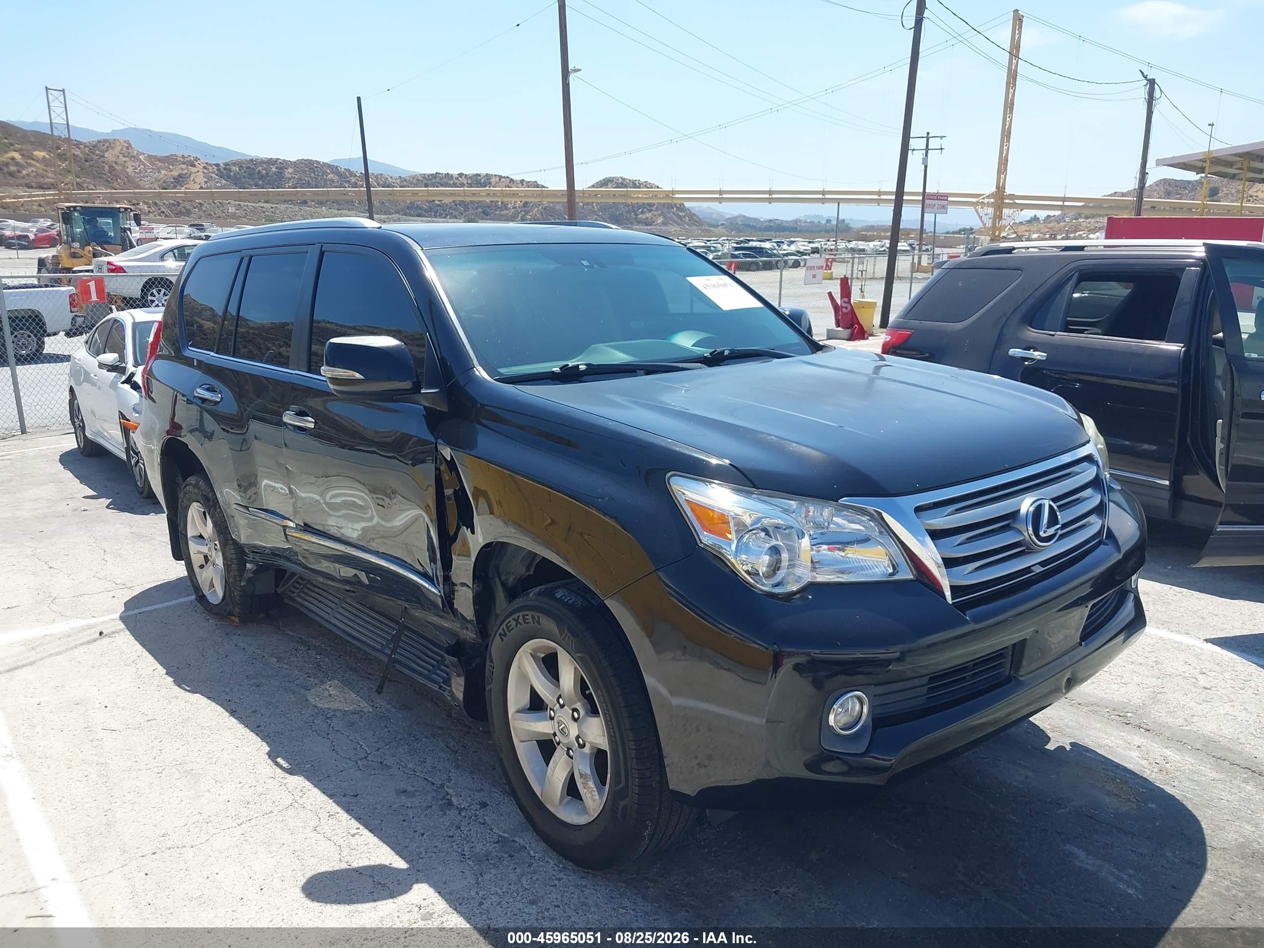2012 Lexus GX 460 VIN JTJBM7FX3C5036313 — IAAI salvage auction photo