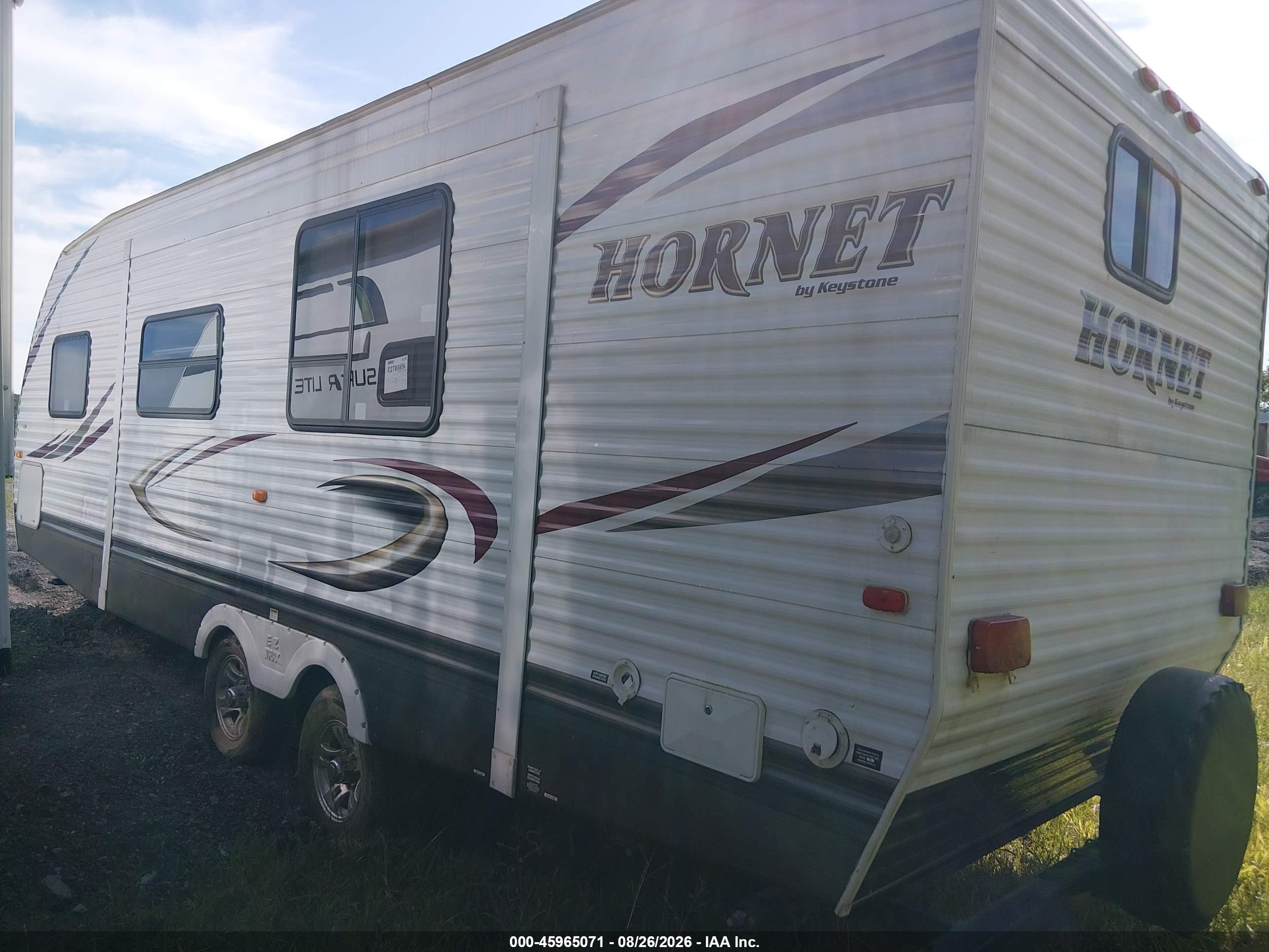 2010 Keystone Rv Hornet VIN 4YDT26R2XA7202929 IAAI salvage auction — Water/Flood, Salvage (West Virginia), sold $2,300 on 2026-09-24 (photo 3)