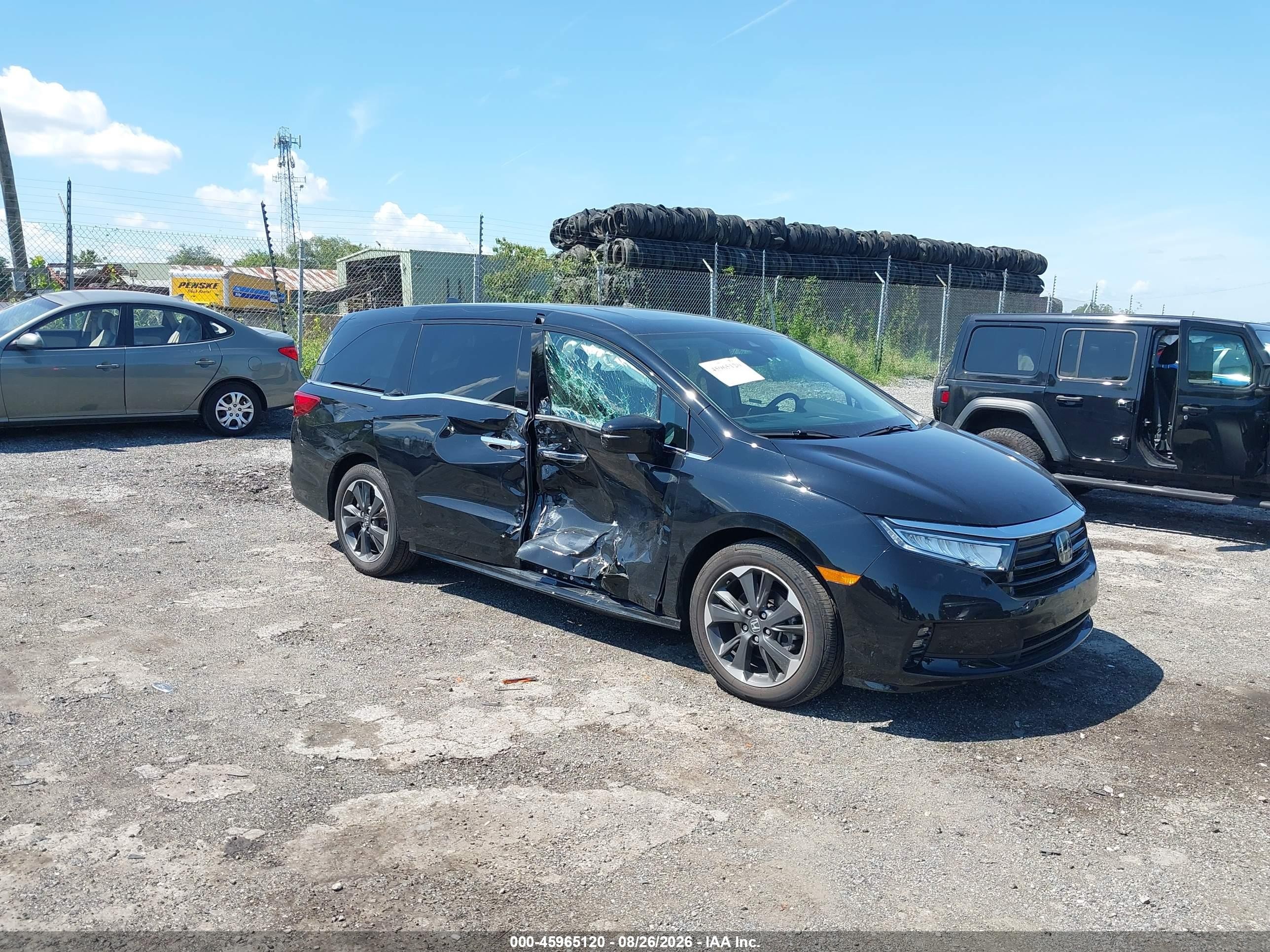 2024 Honda Odyssey VIN 5FNRL6H99RB019214 — IAAI salvage auction photo