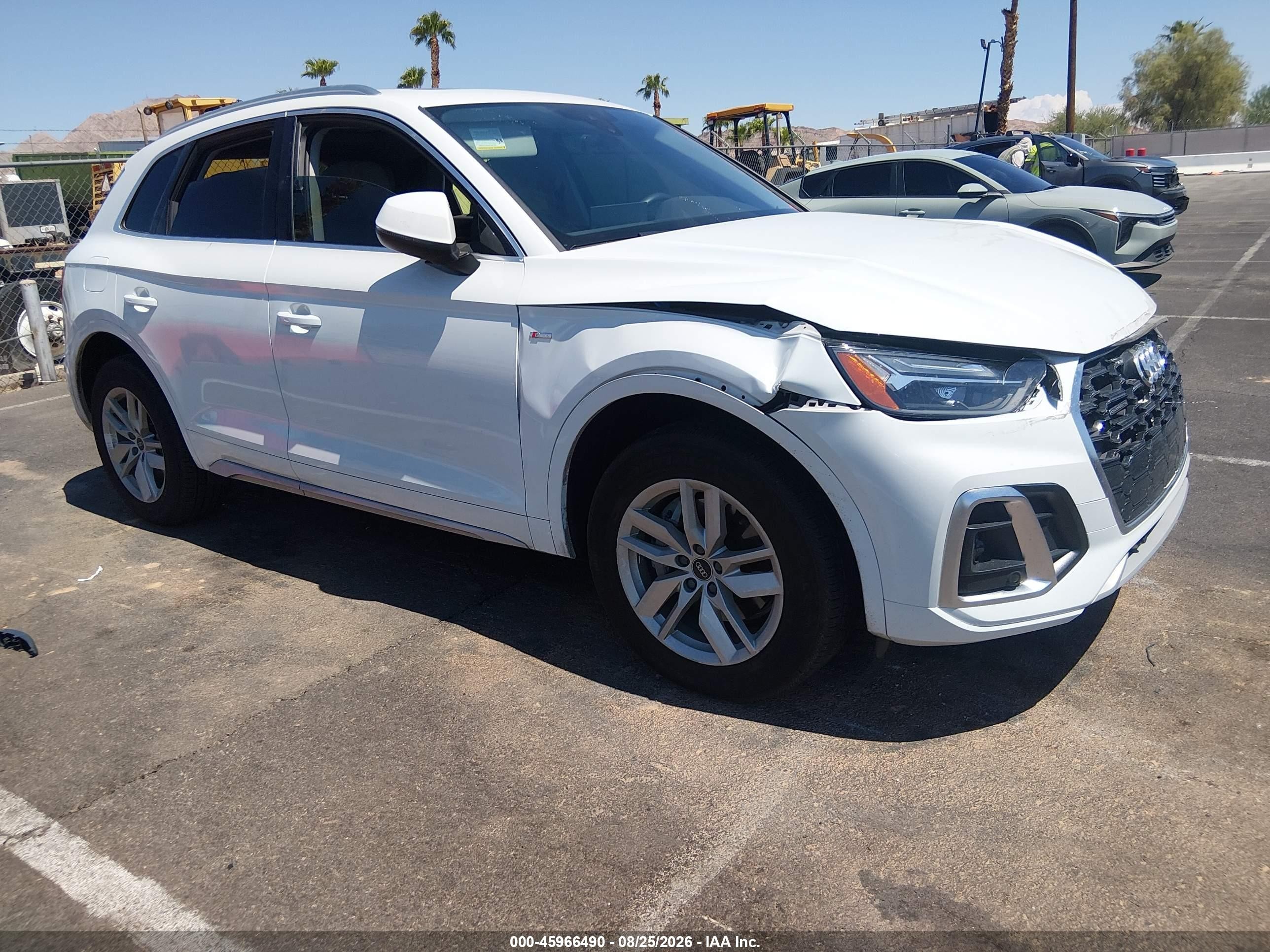 2022 Audi Q5 VIN WA1GAAFY5N2064491 — IAAI salvage auction photo