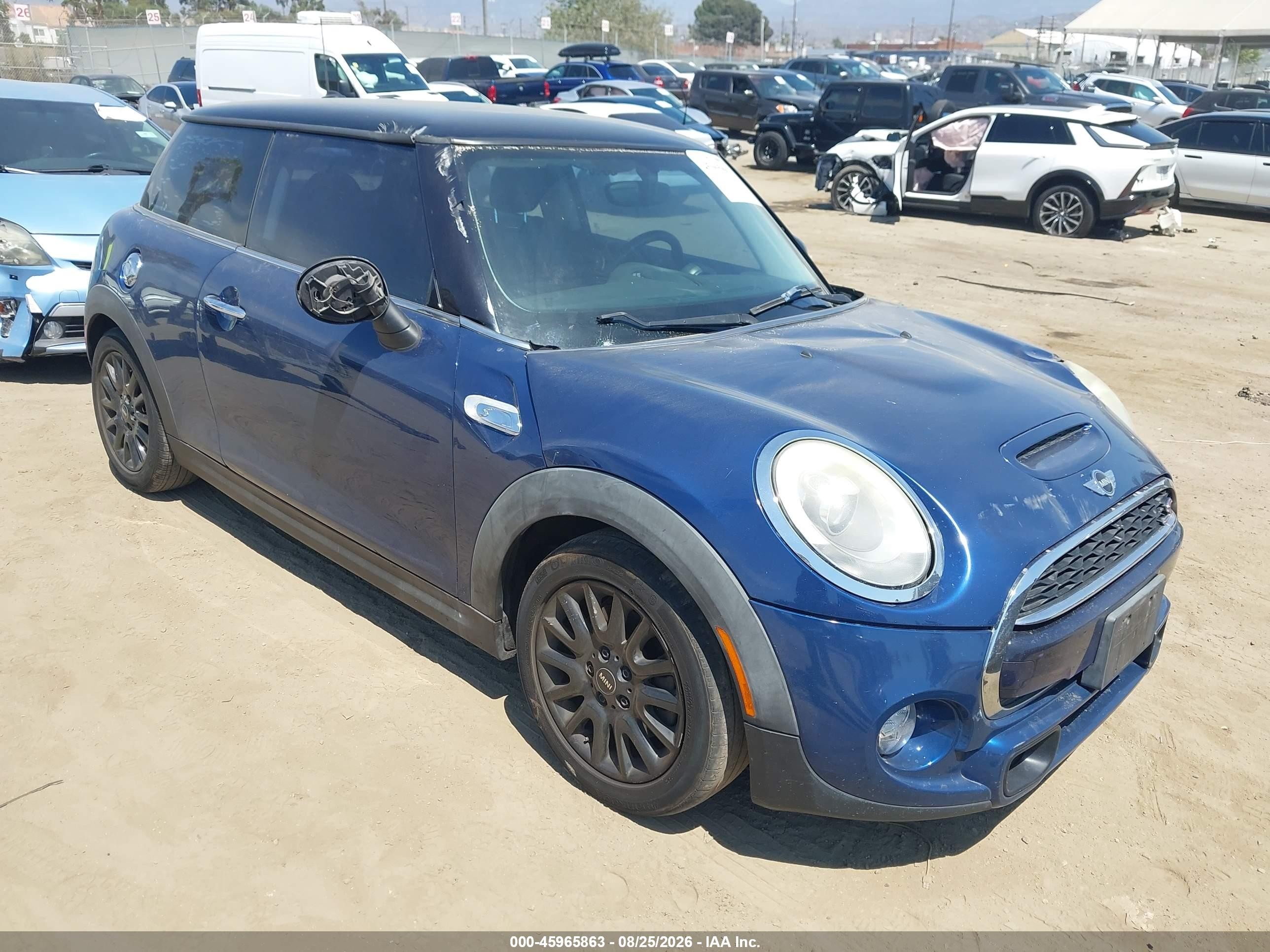 2014 Mini Hardtop VIN WMWXM7C52ET986511 IAAI salvage auction — Front End, Salvage (California), sold $900 on 2026-09-14 (photo 1)