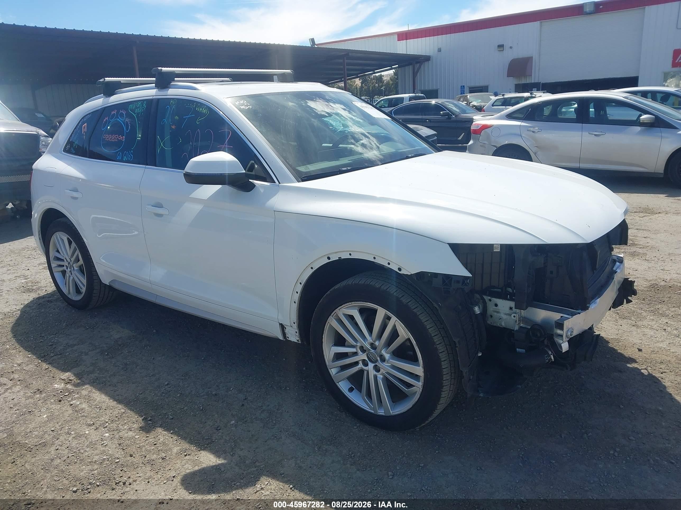 2019 Audi Q5 VIN WA1BNAFY8K2074118 — IAAI salvage auction photo