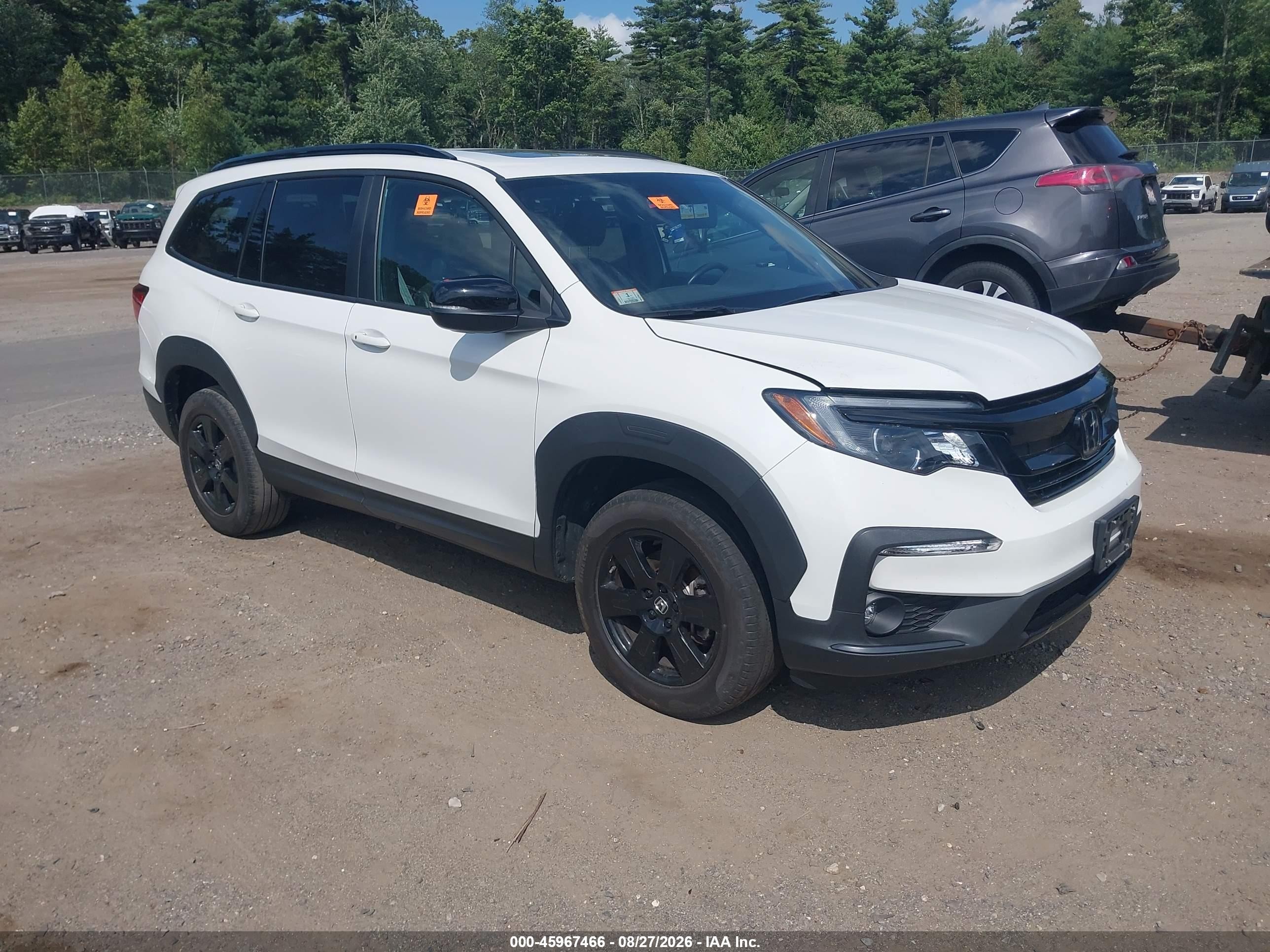 2022 Honda Pilot VIN 5FNYF6H86NB104855 — IAAI salvage auction photo