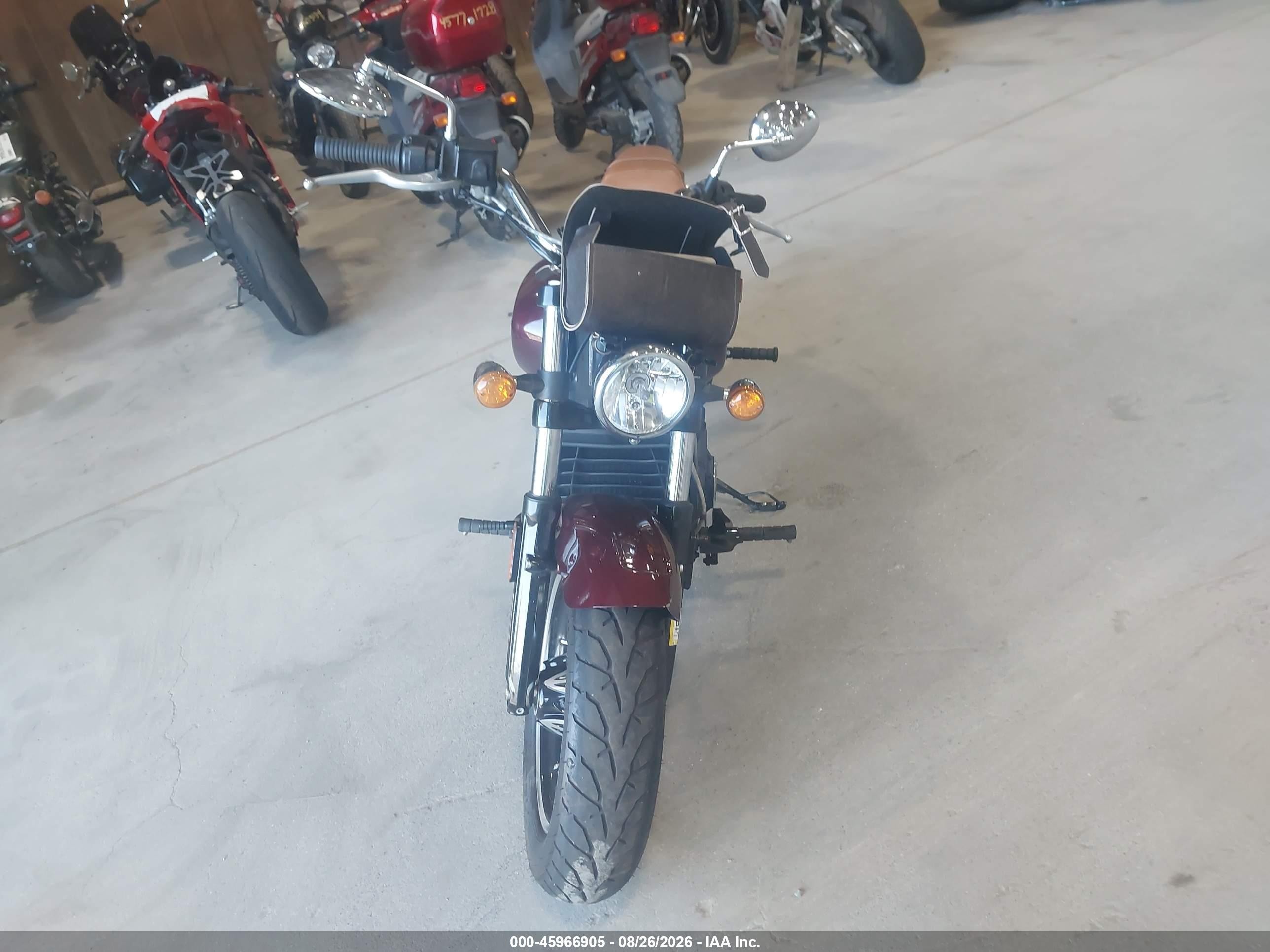 2022 Indian Motorcycle Co. SCOUT VIN 56KMSA001N3184544 IAAI salvage auction — Front End, Mv-907A (New York), sold $3,500 on 2026-09-21 (photo 5)