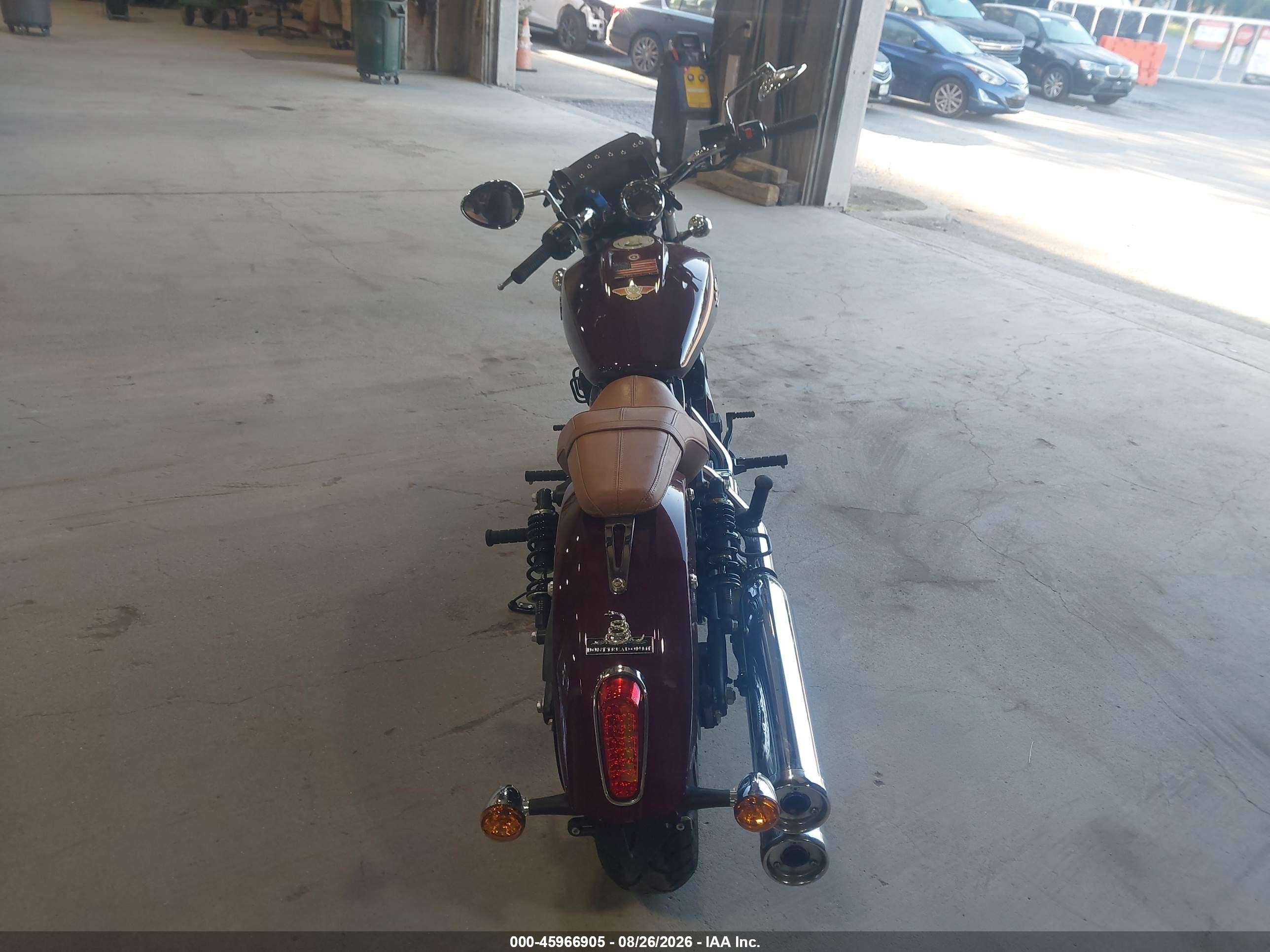 2022 Indian Motorcycle Co. SCOUT VIN 56KMSA001N3184544 IAAI salvage auction — Front End, Mv-907A (New York), sold $3,500 on 2026-09-21 (photo 6)