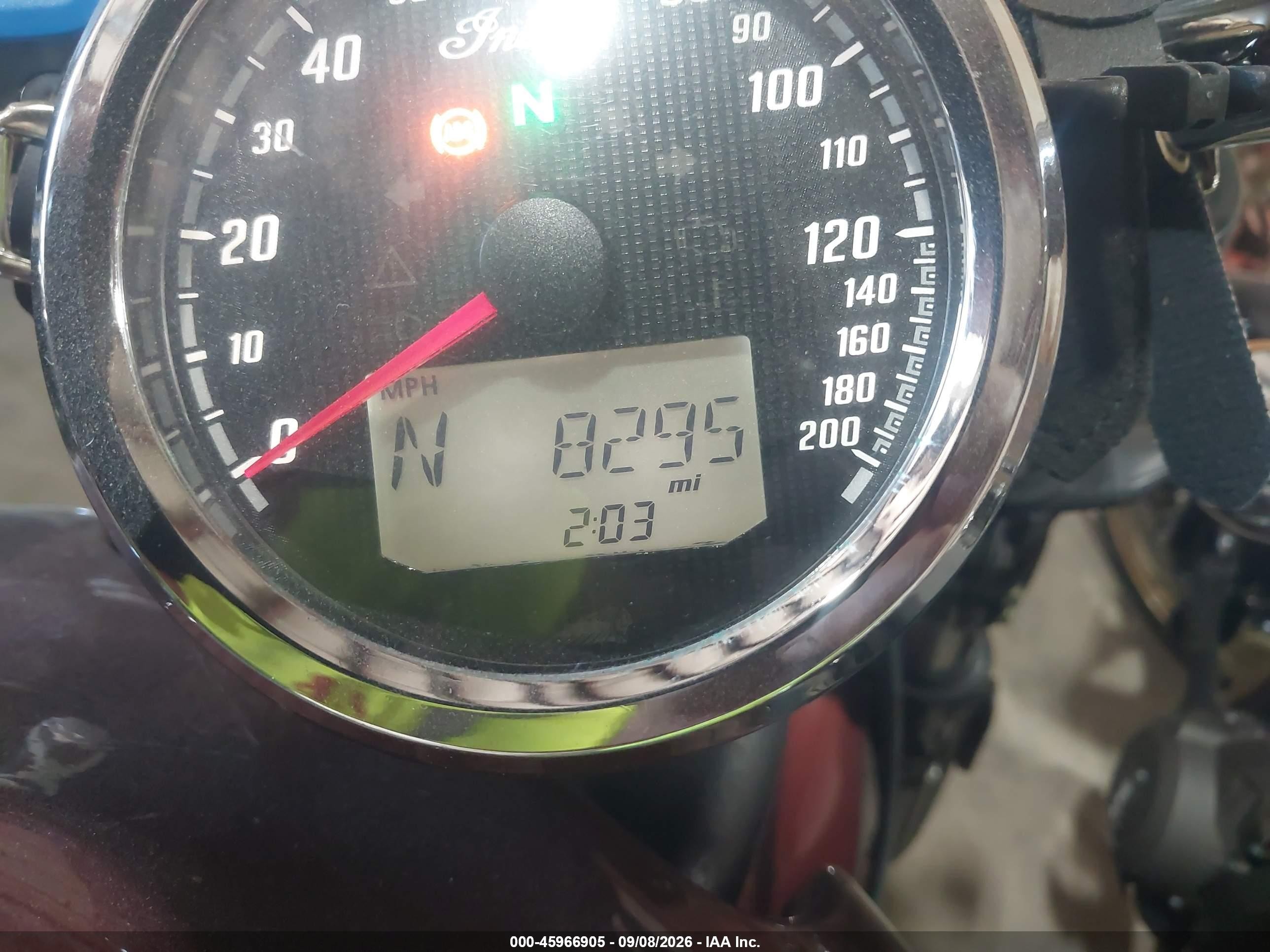 2022 Indian Motorcycle Co. SCOUT VIN 56KMSA001N3184544 IAAI salvage auction — Front End, Mv-907A (New York), sold $3,500 on 2026-09-21 (photo 7)