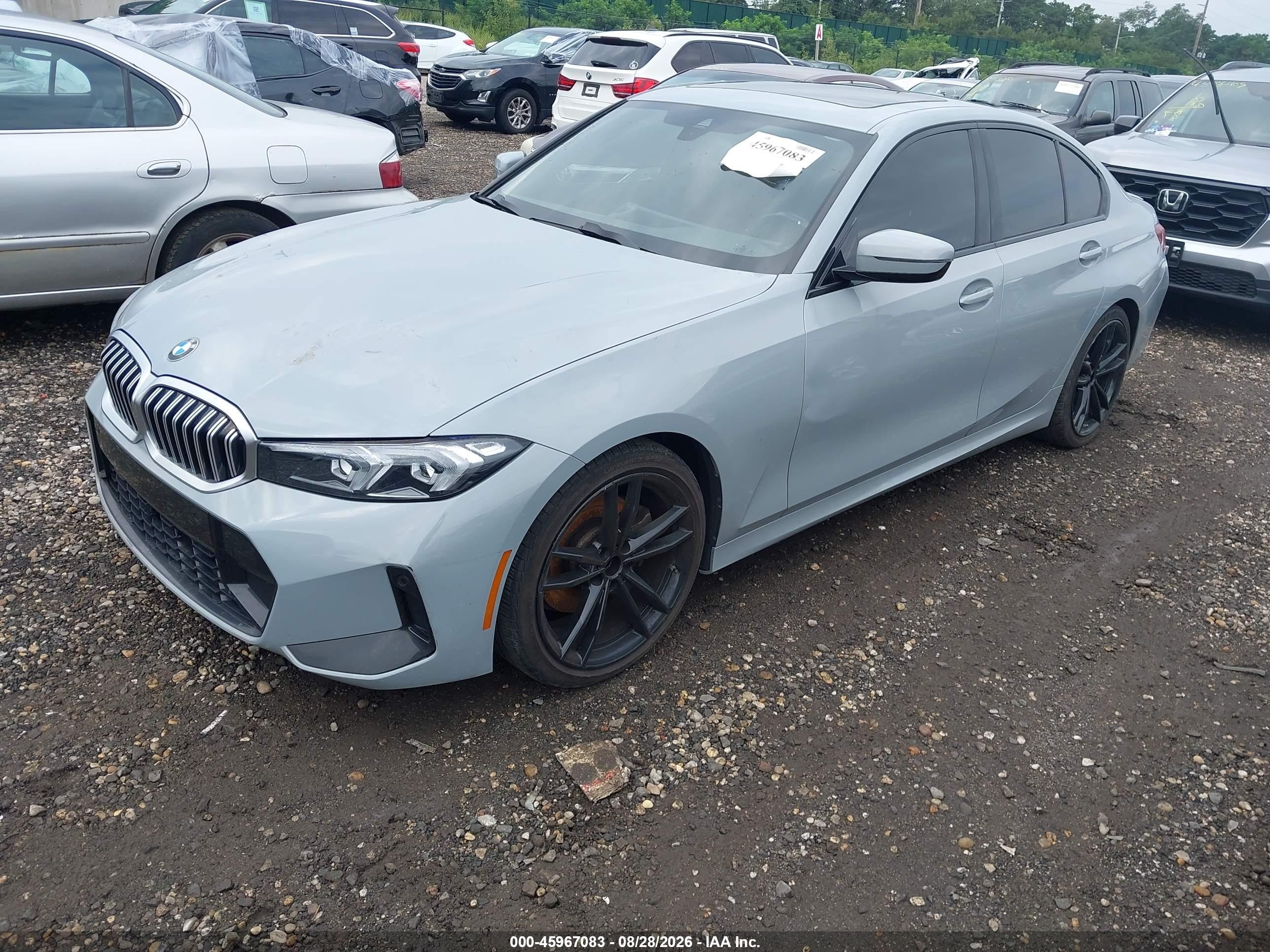 2023 BMW 3 Series VIN 3MW69FF06P8D02240 IAAI salvage auction — Water/Flood, Mv-907A (New York), sold $13,000 on 2026-09-25 (photo 2)
