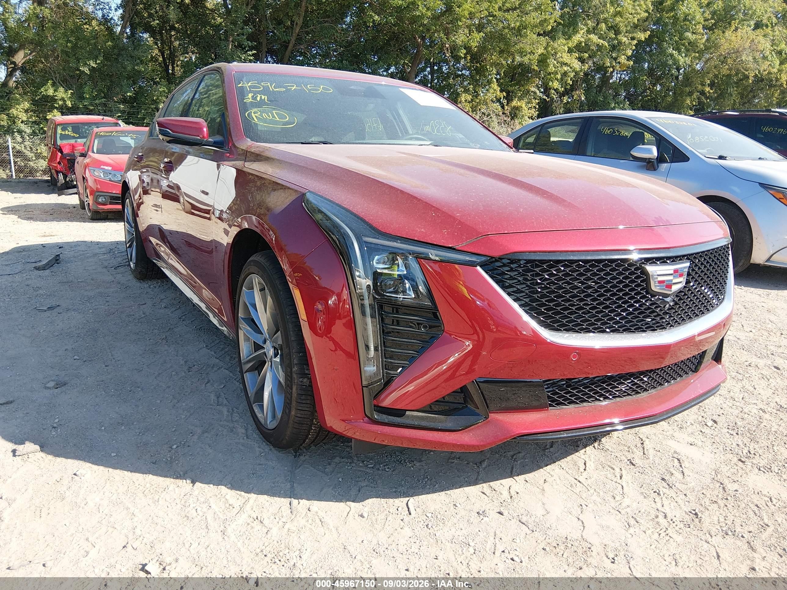 2025 Cadillac CT5 VIN 1G6DU5RK2S0117639 — IAAI salvage auction photo