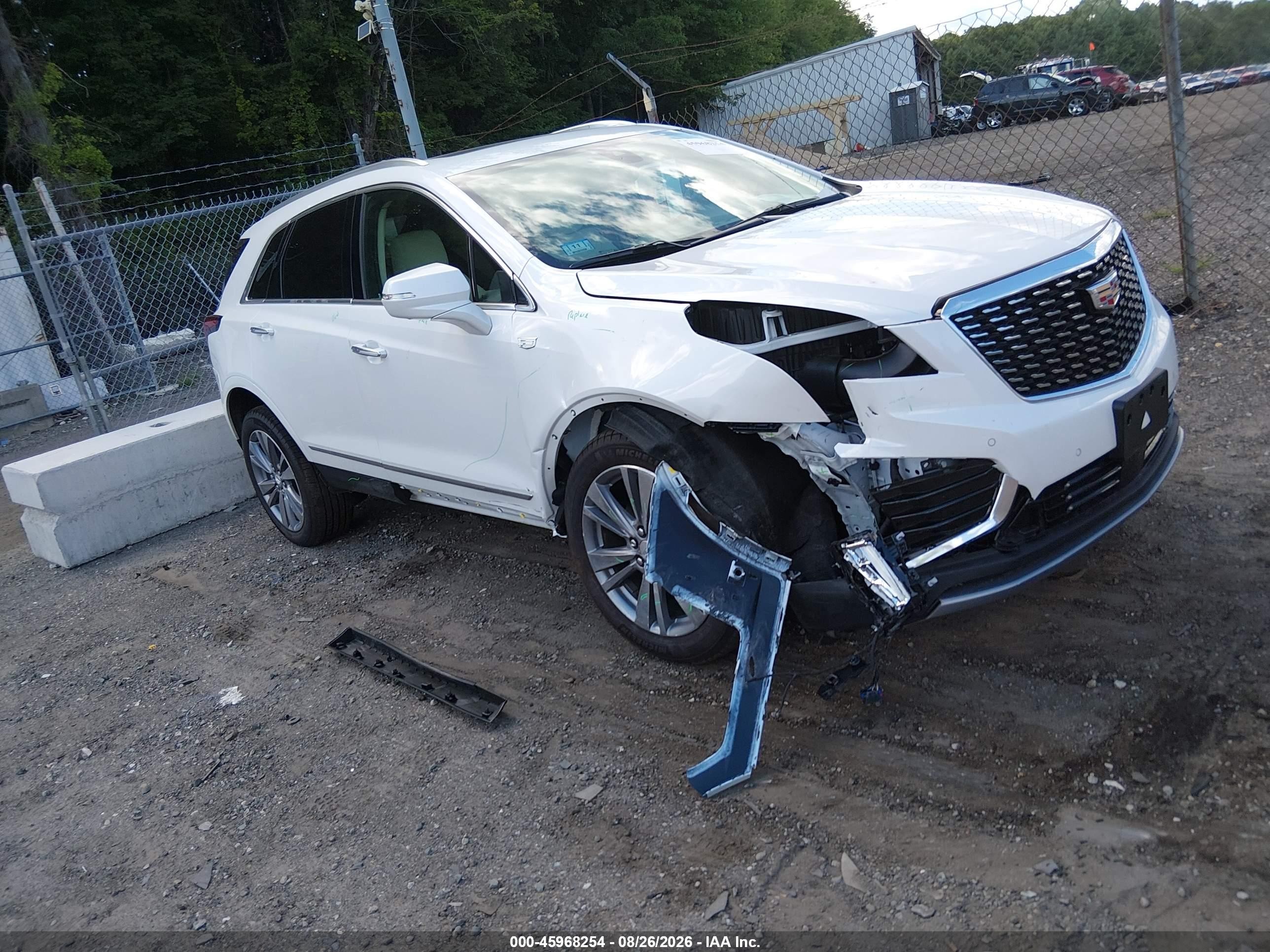 2025 Cadillac XT5 VIN 1GYKNDR40SZ155891 — IAAI salvage auction photo