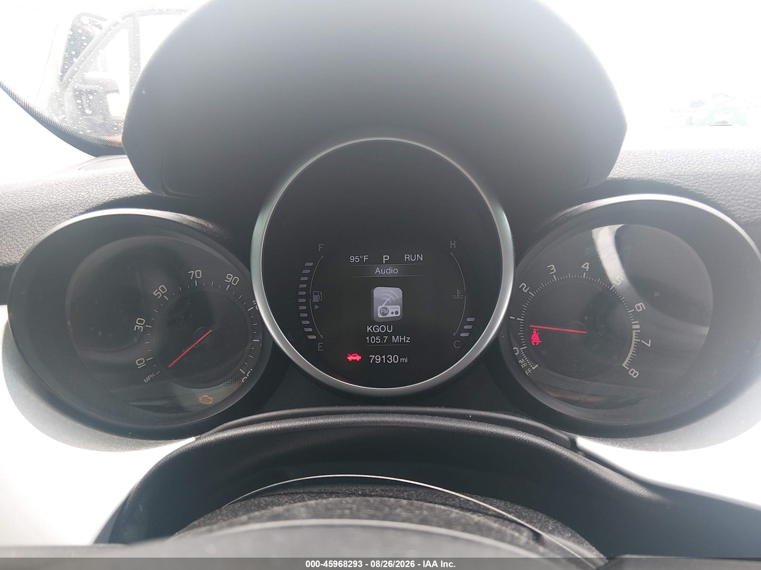 2017 Fiat 500x VIN ZFBCFXAB1HP604036 IAAI salvage auction — Front End, Clear (Oklahoma), sold $1,900 on 2026-09-26 (photo 7)