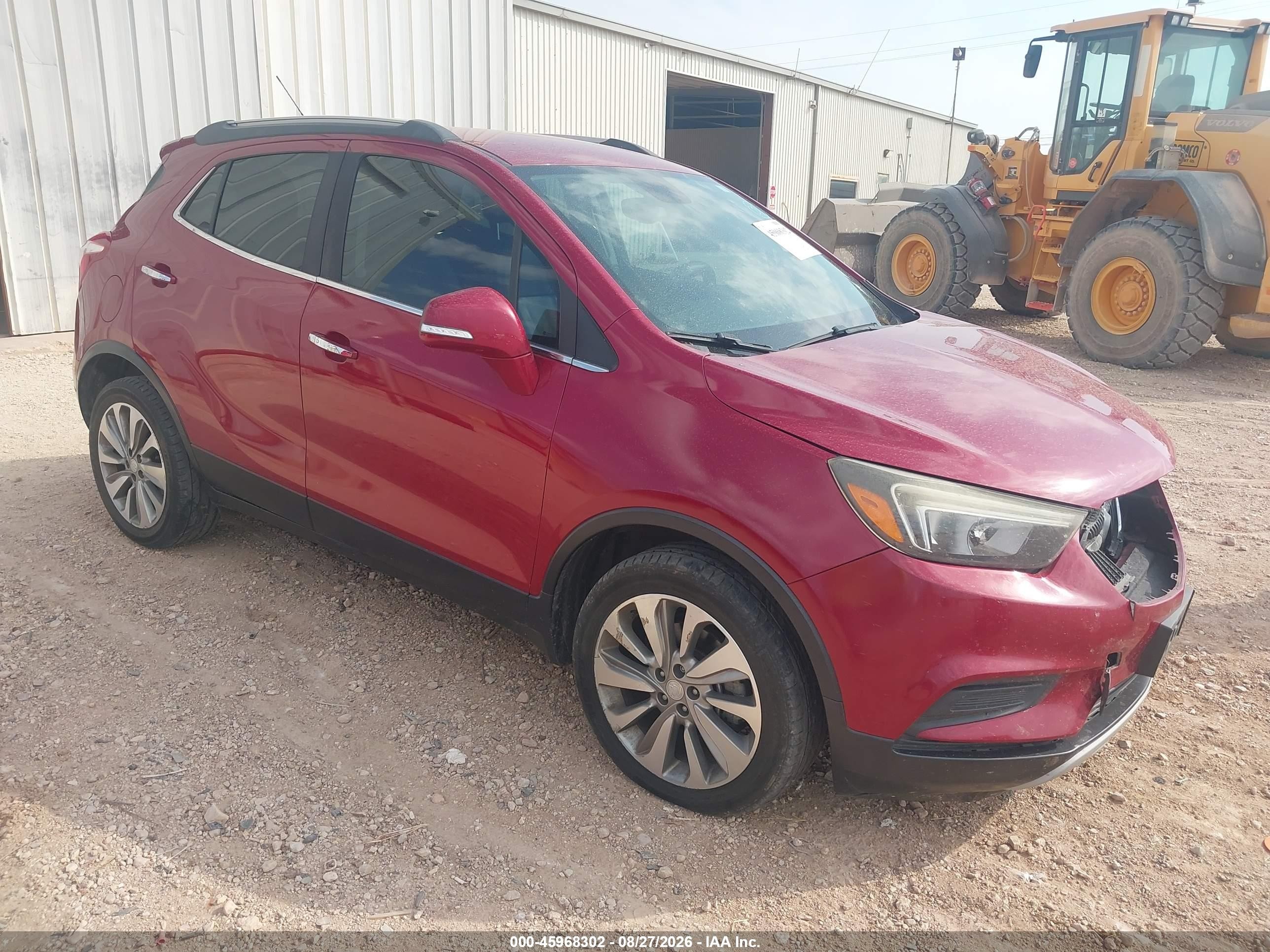 2017 Buick Encore VIN KL4CJASBXHB237961 IAAI salvage auction — Front End, Salvage (Texas), sold $875 on 2026-09-07 (photo 1)