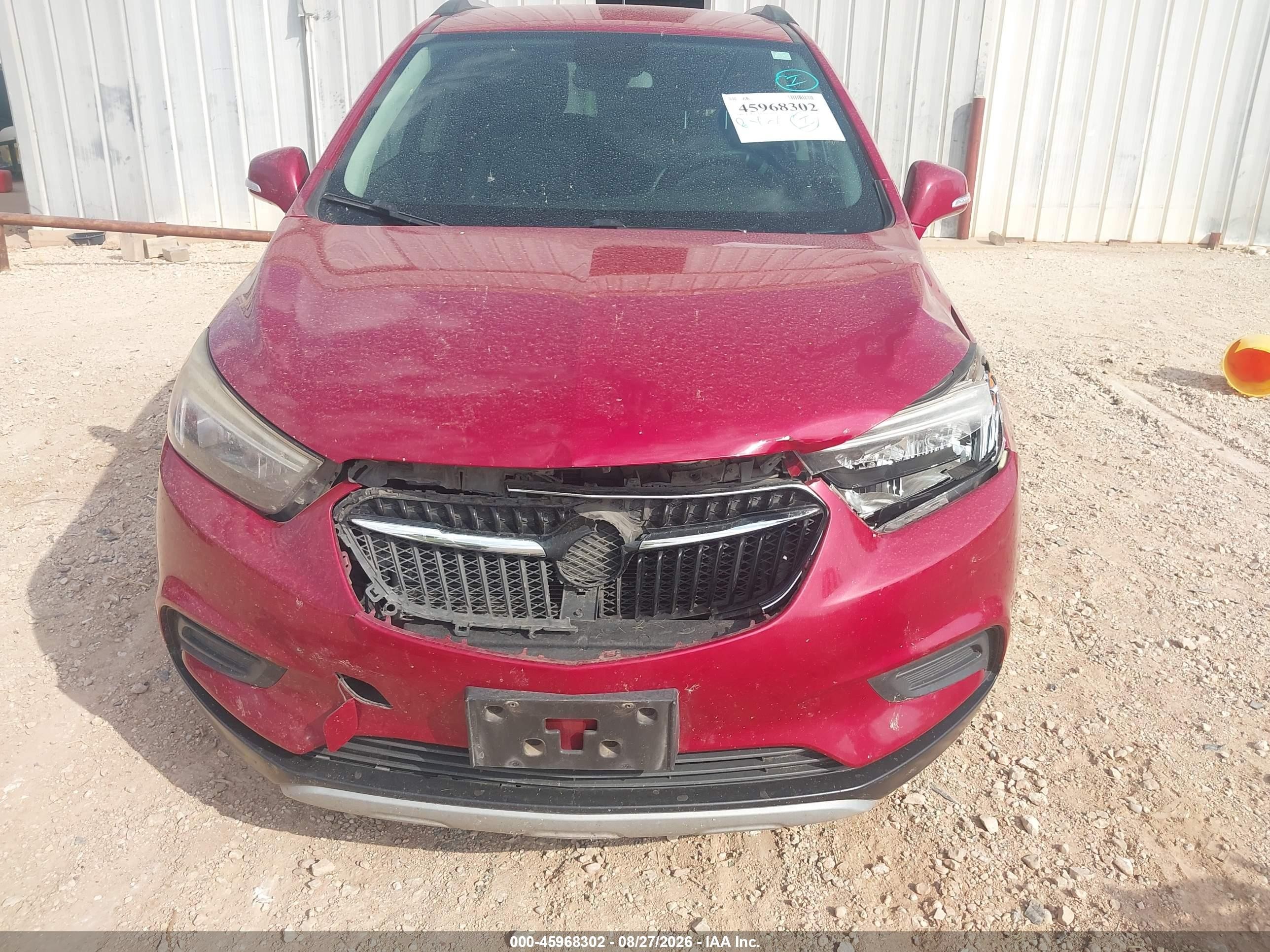 2017 Buick Encore VIN KL4CJASBXHB237961 IAAI salvage auction — Front End, Salvage (Texas), sold $875 on 2026-09-07 (photo 6)