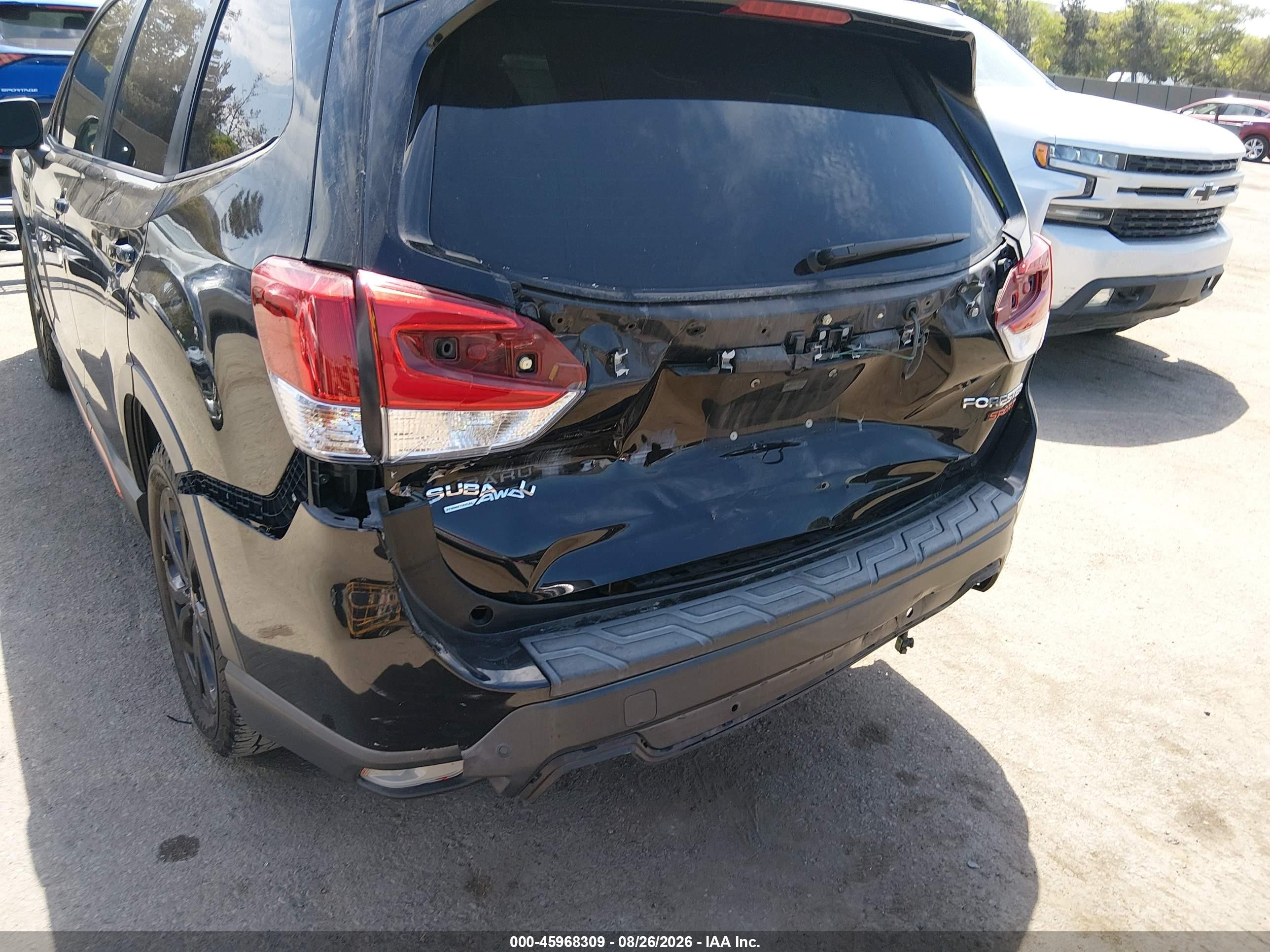 2019 Subaru Forester VIN JF2SKAPC2KH425525 IAAI salvage auction — Rear End, Salvage (California), sold $4,350 on 2026-09-14 (photo 6)