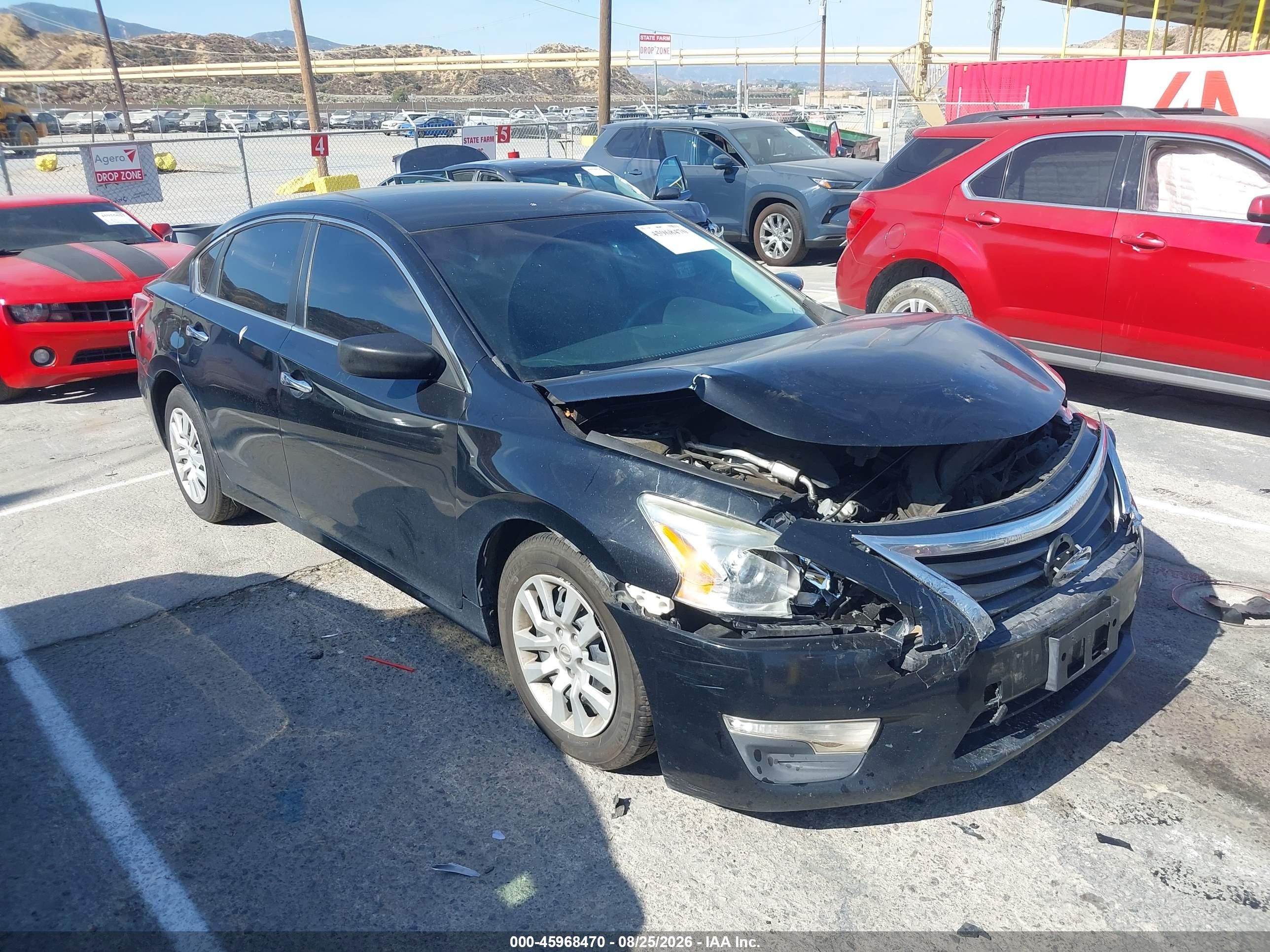 2013 Nissan Altima VIN 1N4AL3AP8DC255885 IAAI salvage auction — Front End, Salvage (California), sold $350 on 2026-09-25 (photo 1)