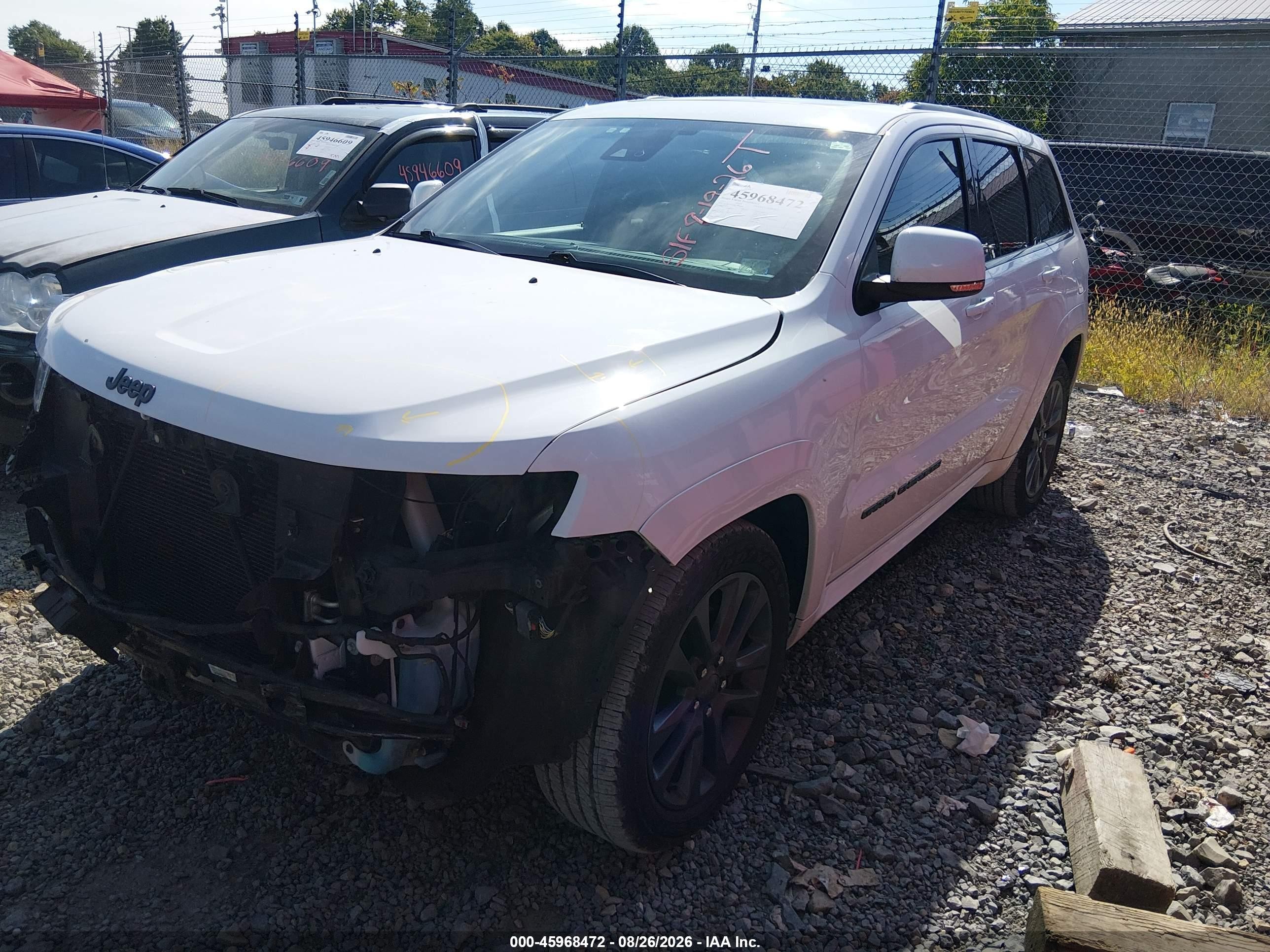 2019 Jeep Grand cherokee VIN 1C4RJFCT2KC856608 IAAI salvage auction — Front End, Salvage (Virginia), sold $12,100 on 2026-09-07 (photo 2)
