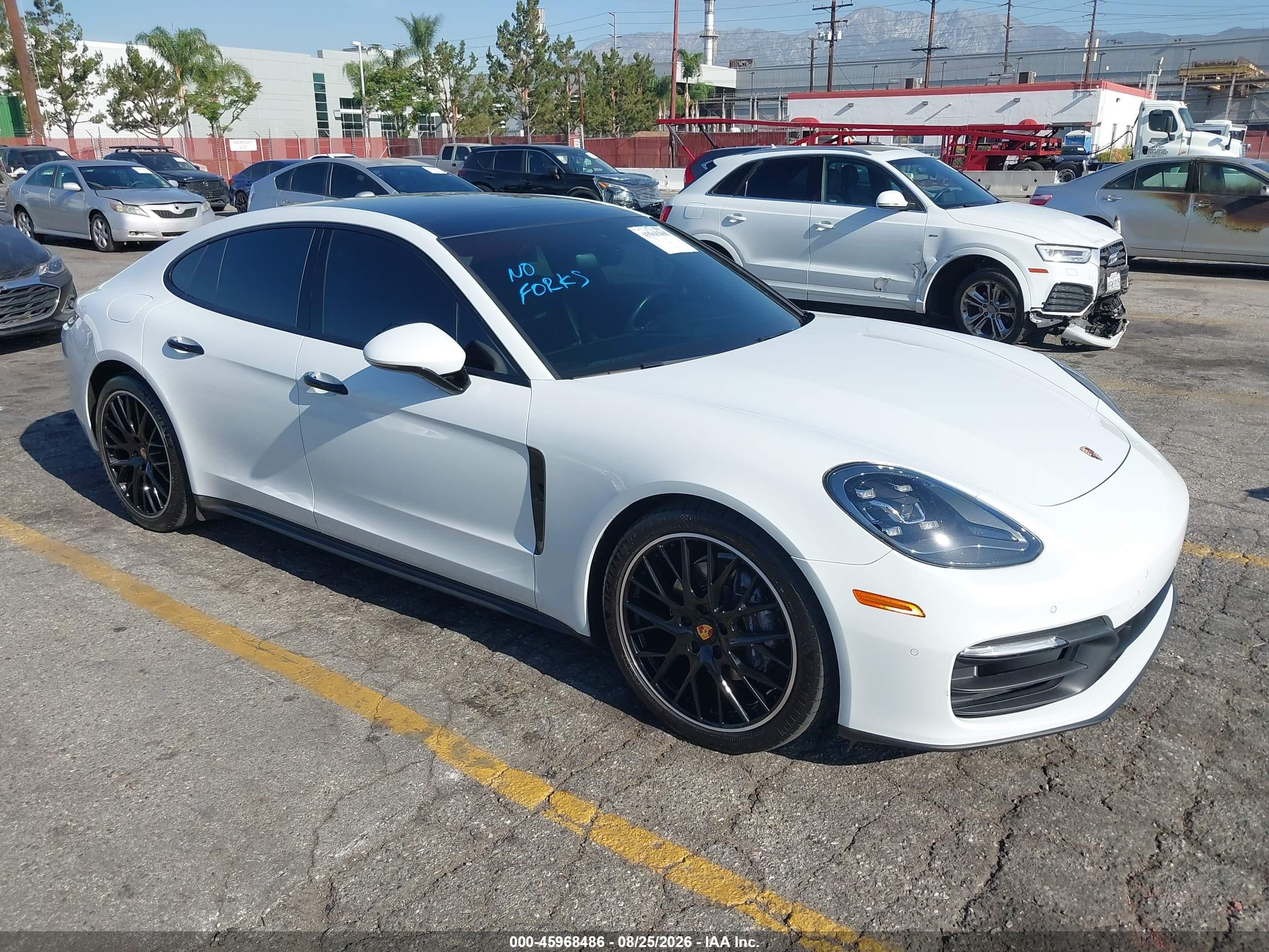 2022 Porsche Panamera VIN WP0AJ2A78NL100894 IAAI salvage auction — Unknown, Salvage Title - Dealer (California), sold $25,575 on 2026-09-01 (photo 1)