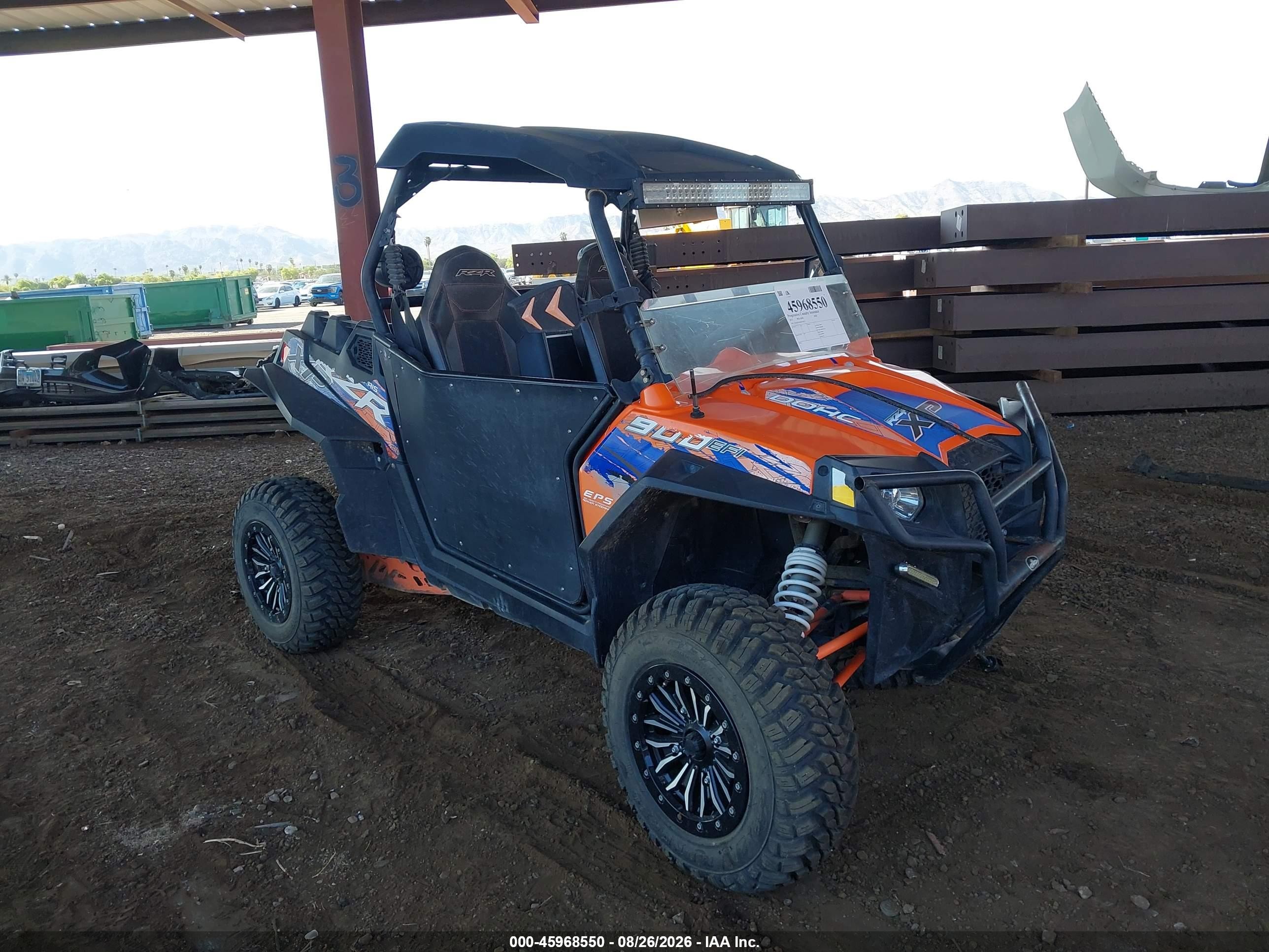 2013 Polaris Rzr VIN 4XAJT9EA6DF679672 IAAI salvage auction — Unknown, Salvage (Arizona), sold $1,325 on 2026-09-08 (photo 1)