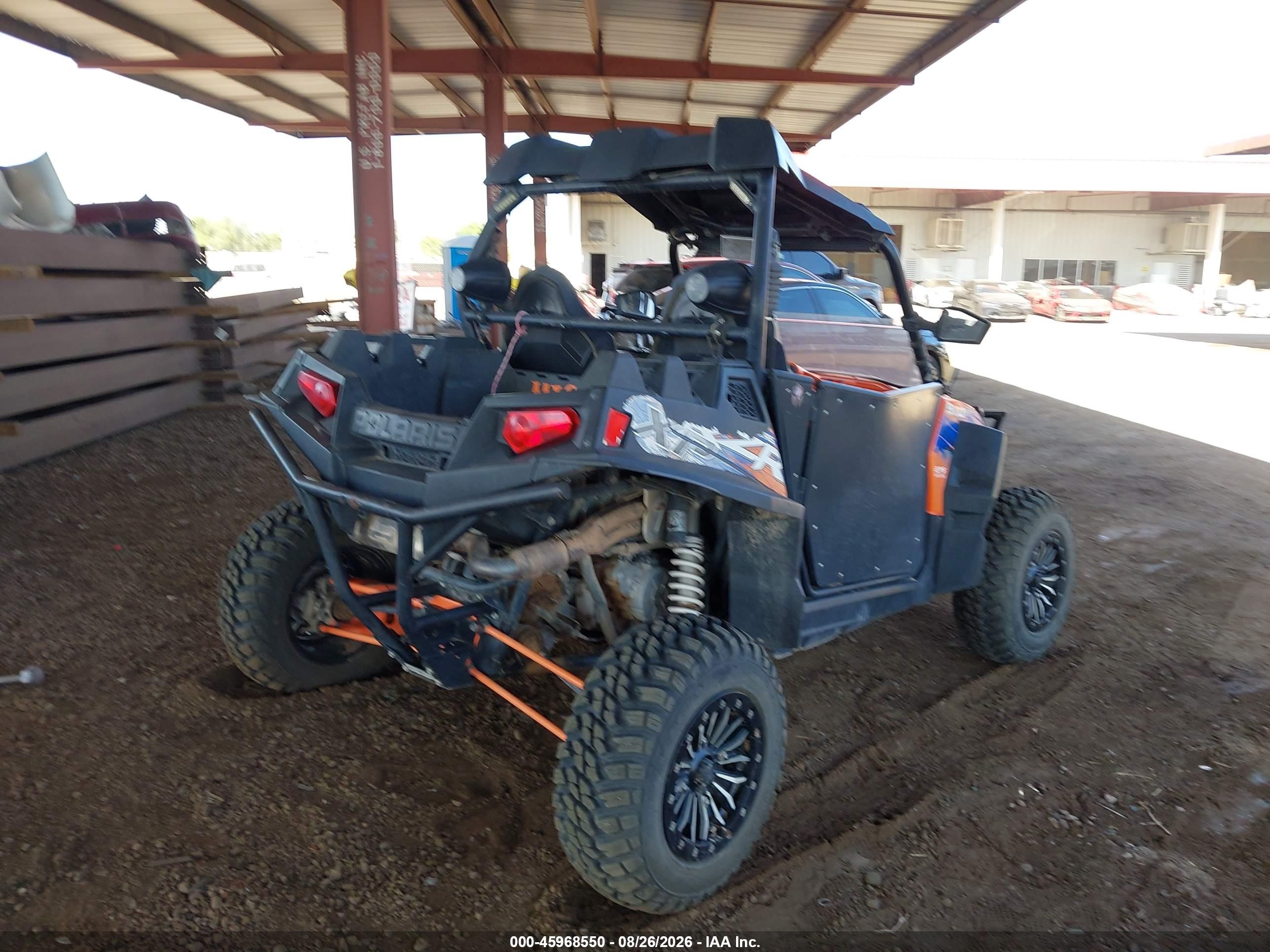 2013 Polaris Rzr VIN 4XAJT9EA6DF679672 IAAI salvage auction — Unknown, Salvage (Arizona), sold $1,325 on 2026-09-08 (photo 4)