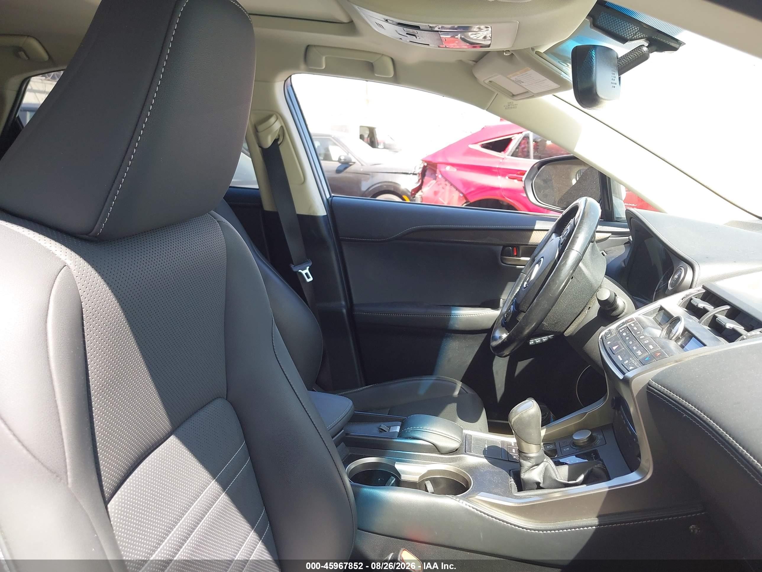 2017 Lexus NX 200t VIN JTJYARBZ2H2067938 IAAI salvage auction — Front End, Salvage Certificate (California), sold $7,100 on 2026-09-13 (photo 5)