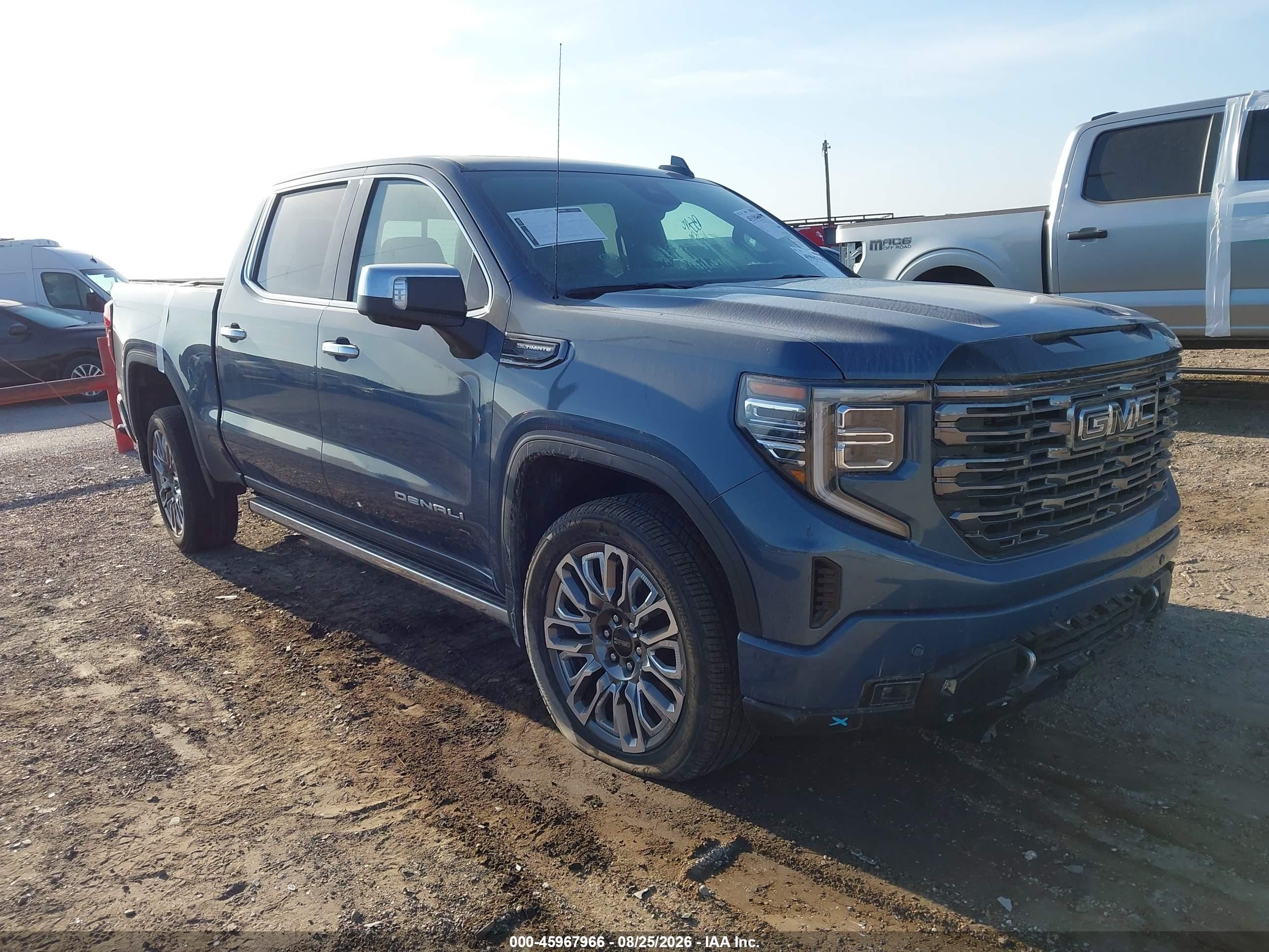 2025 GMC Sierra 1500 VIN 1GTUUHE86SZ327343 — IAAI salvage auction photo