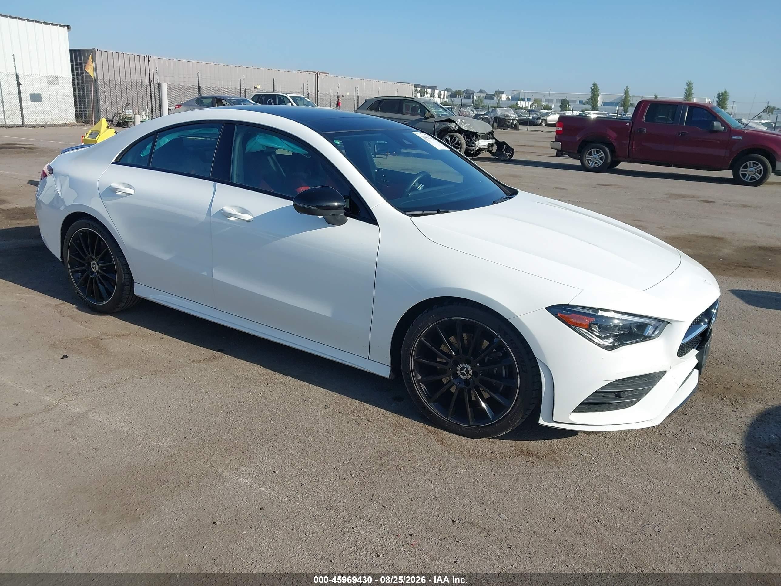 2020 Mercedes-Benz CLA-Class VIN WDD5J4GB5LN057468 — IAAI salvage auction photo