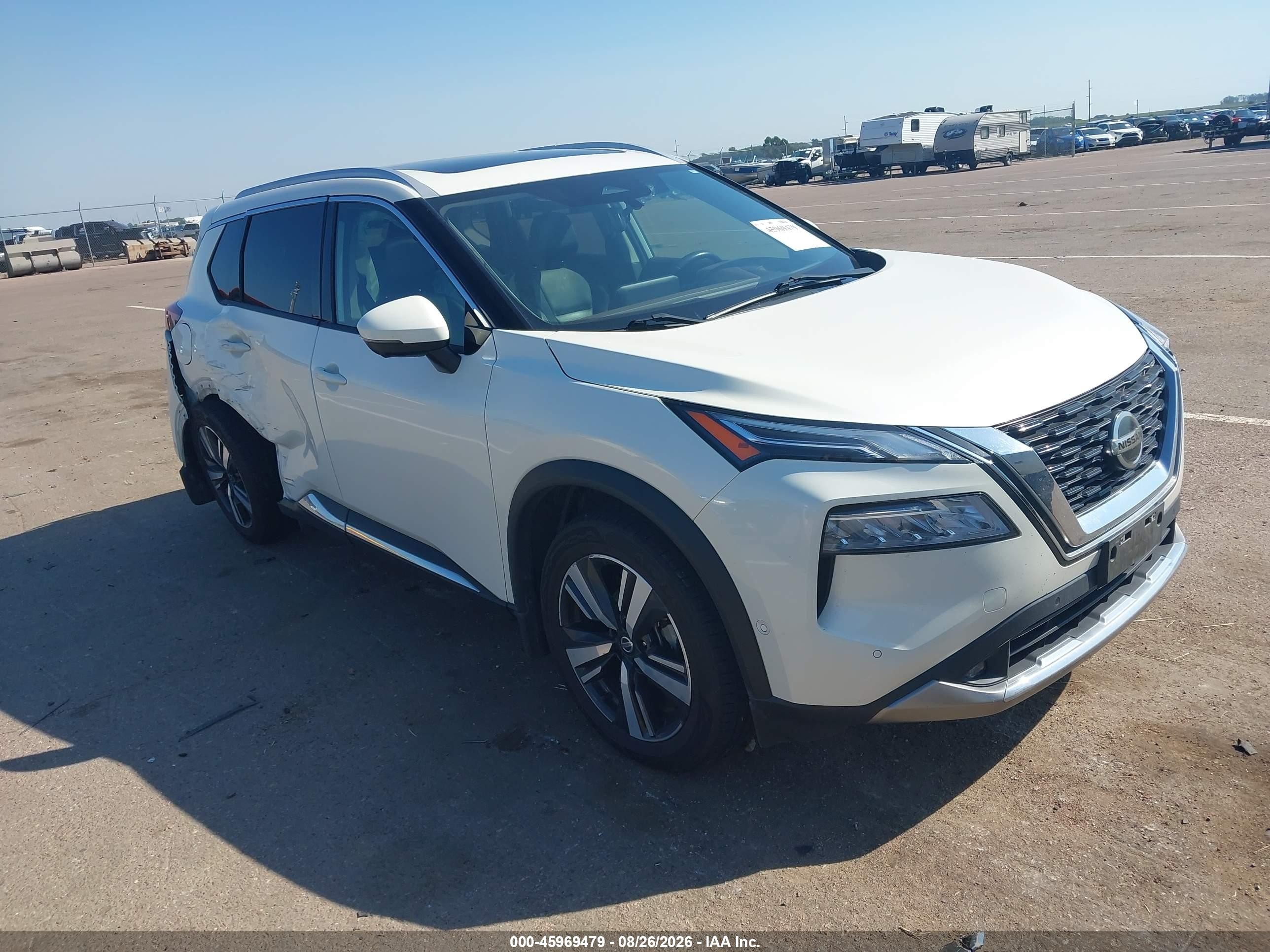 2021 Nissan Rogue VIN JN8AT3DD8MW304856 — IAAI salvage auction photo