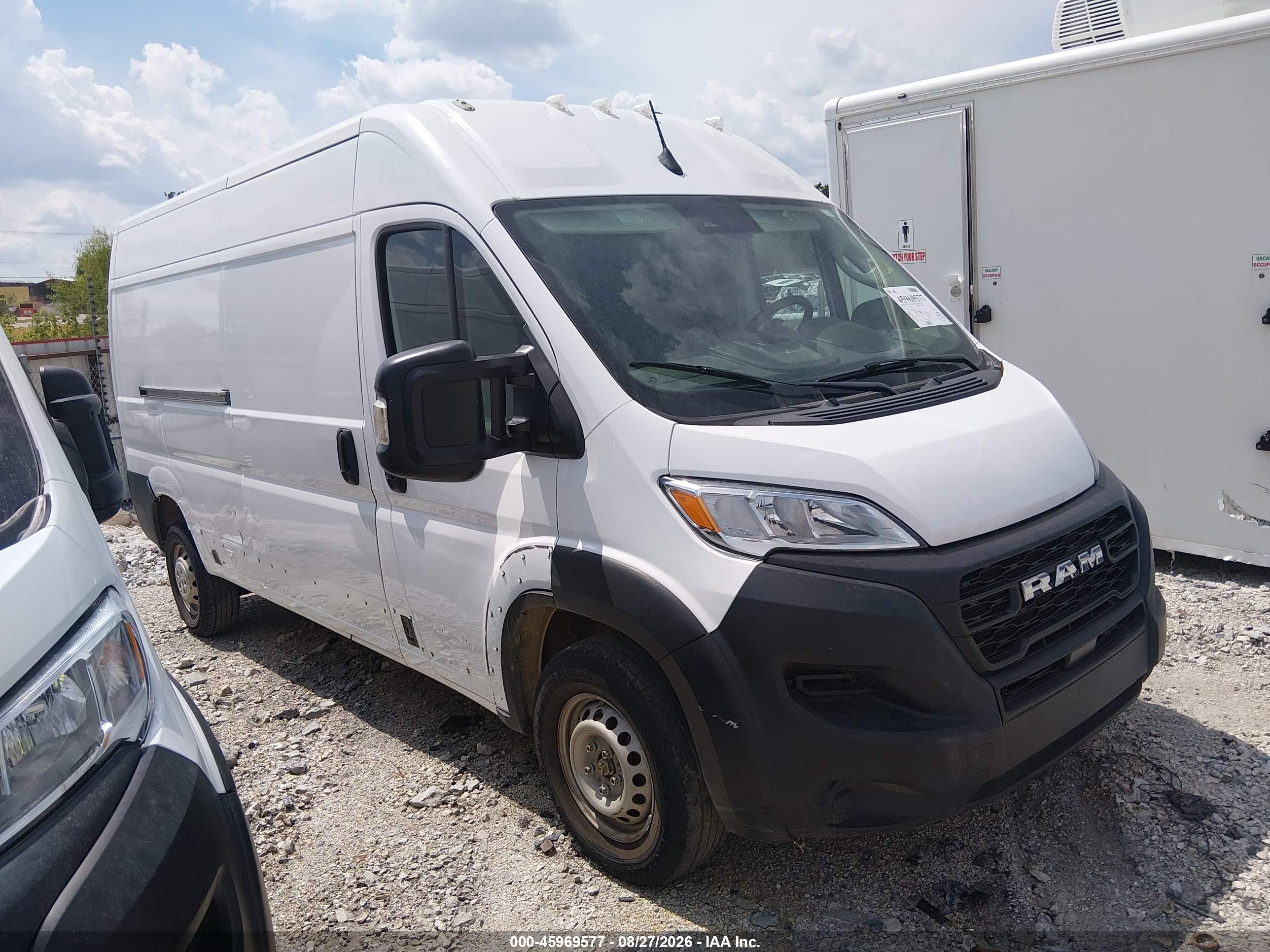 2023 Ram ProMaster 2500 VIN 3C6LRVDG6PE598482 — IAAI salvage auction photo