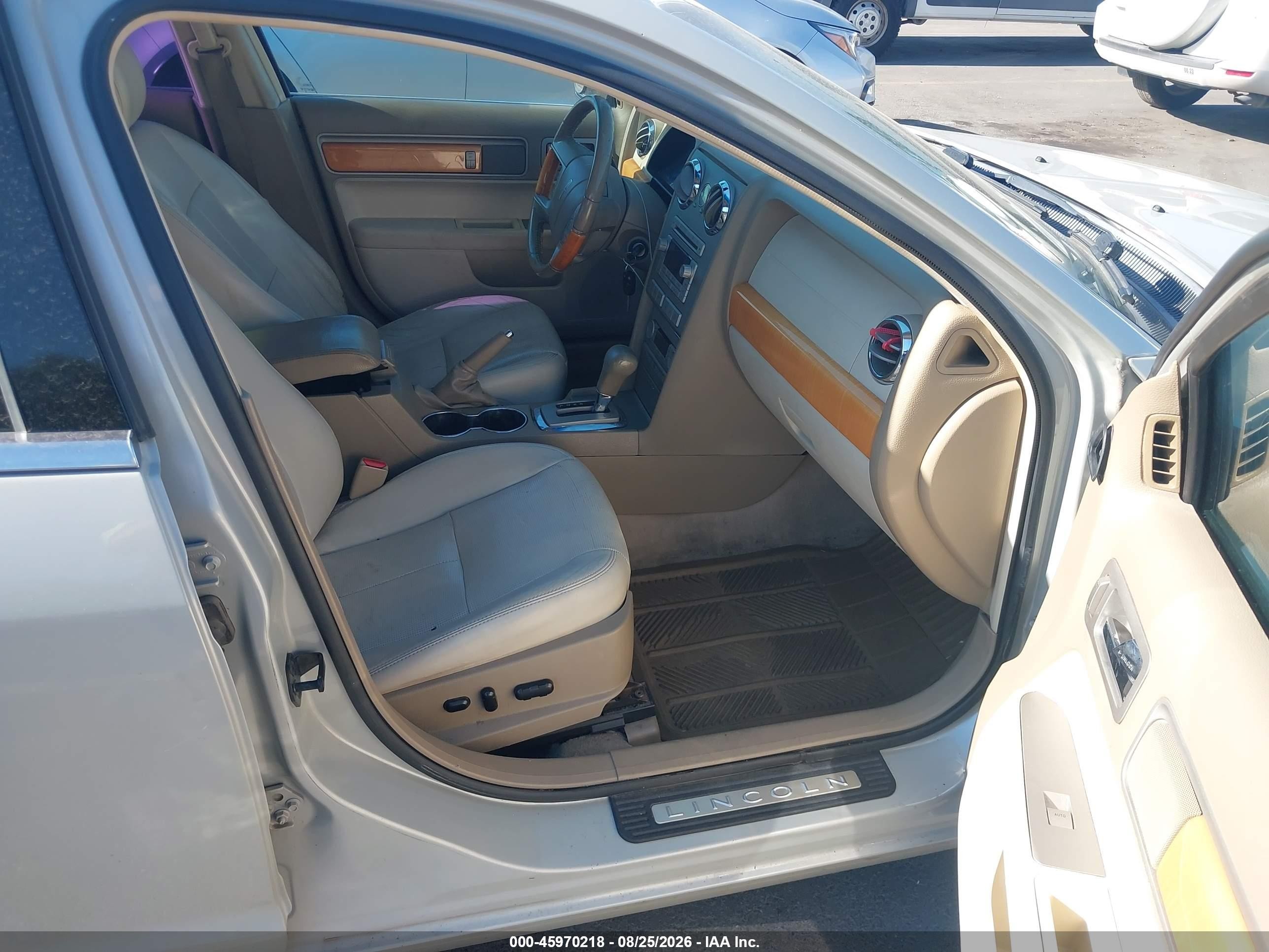 2007 Lincoln Mkz VIN 3LNHM26T87R664623 IAAI salvage auction — Normal Wear, Rebuilt/Restored (Utah), sold $425 on 2026-09-21 (photo 5)