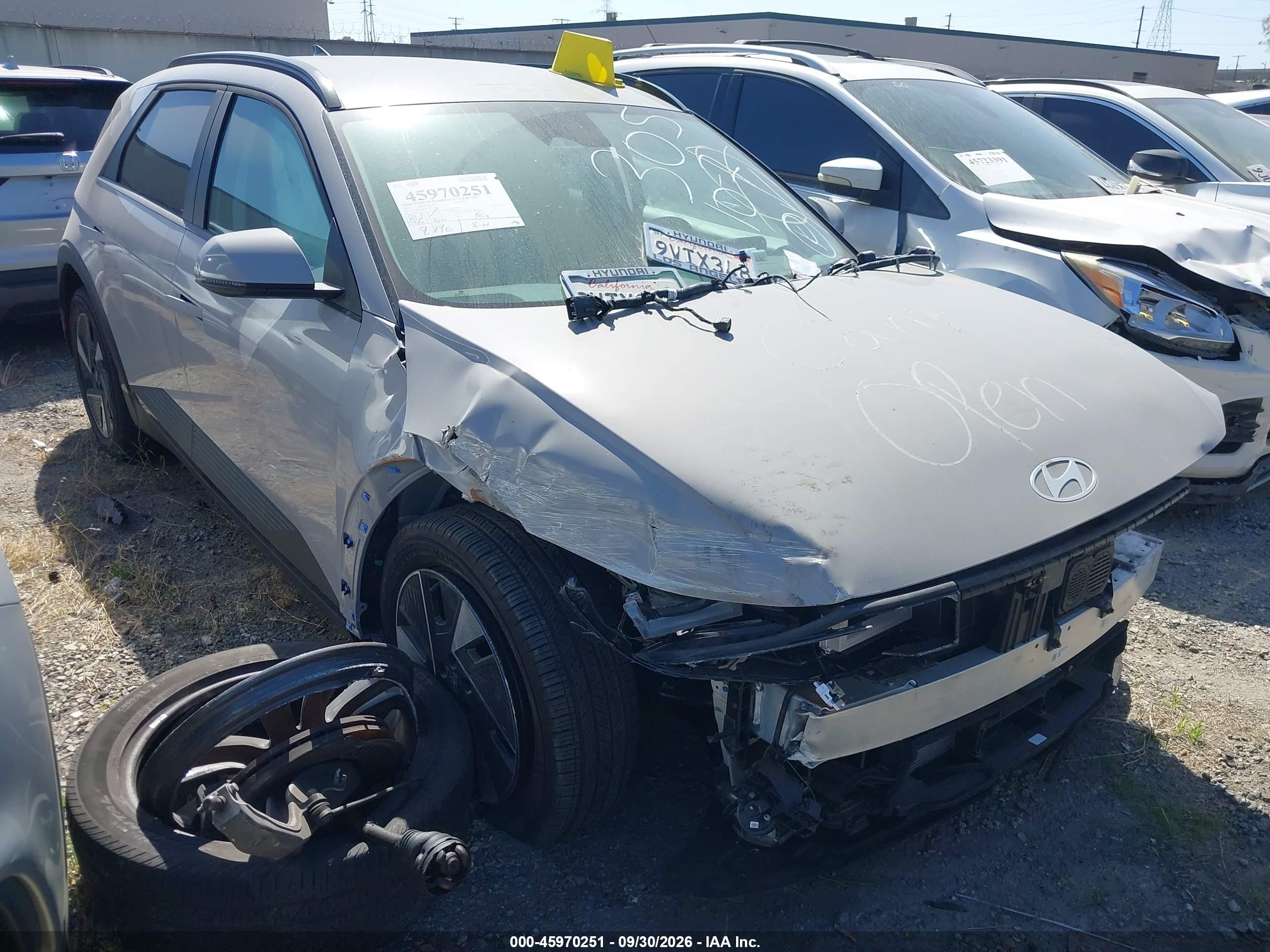 2025 Hyundai Ioniq 5 VIN 7YAKN4DA8SY016996 — IAAI salvage auction photo