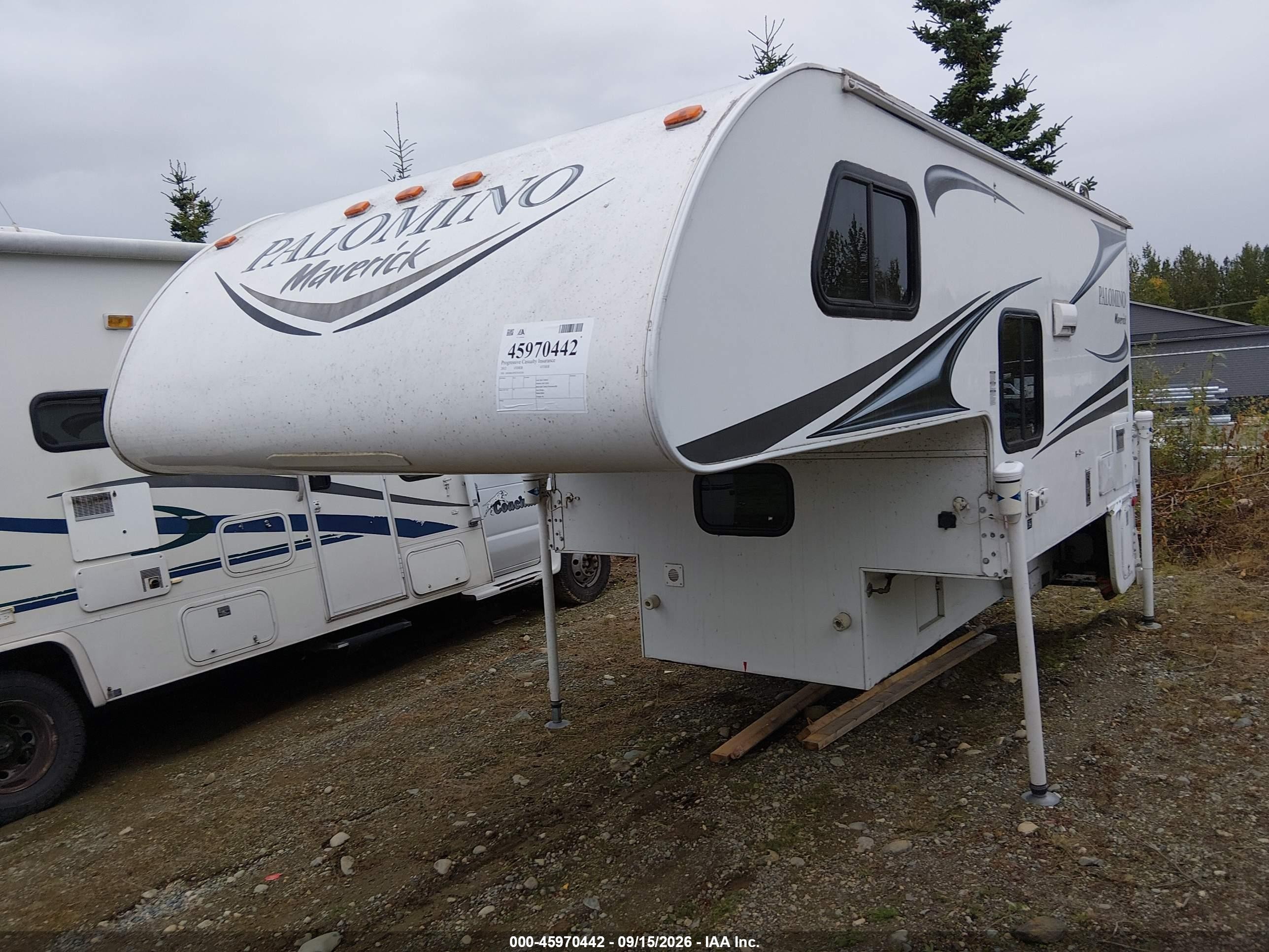 2012 Palomino Maverick VIN 4X4SMA707CN102261 IAAI salvage auction — Rear End, Bill Of Sale (Alaska), sold $2,550 on 2026-10-06 (photo 2)