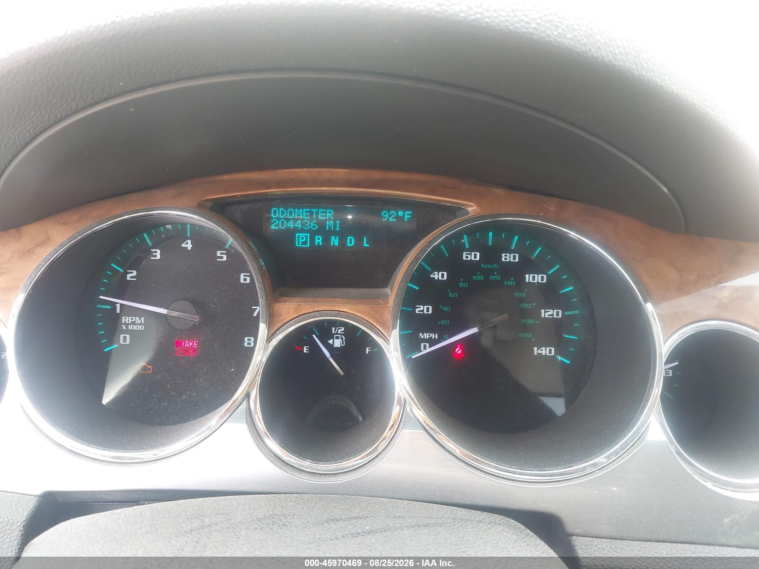 2012 Buick Enclave VIN 5GAKVCEDXCJ203274 IAAI salvage auction — Normal Wear, Clear (Missouri), sold $725 on 2026-09-18 (photo 7)