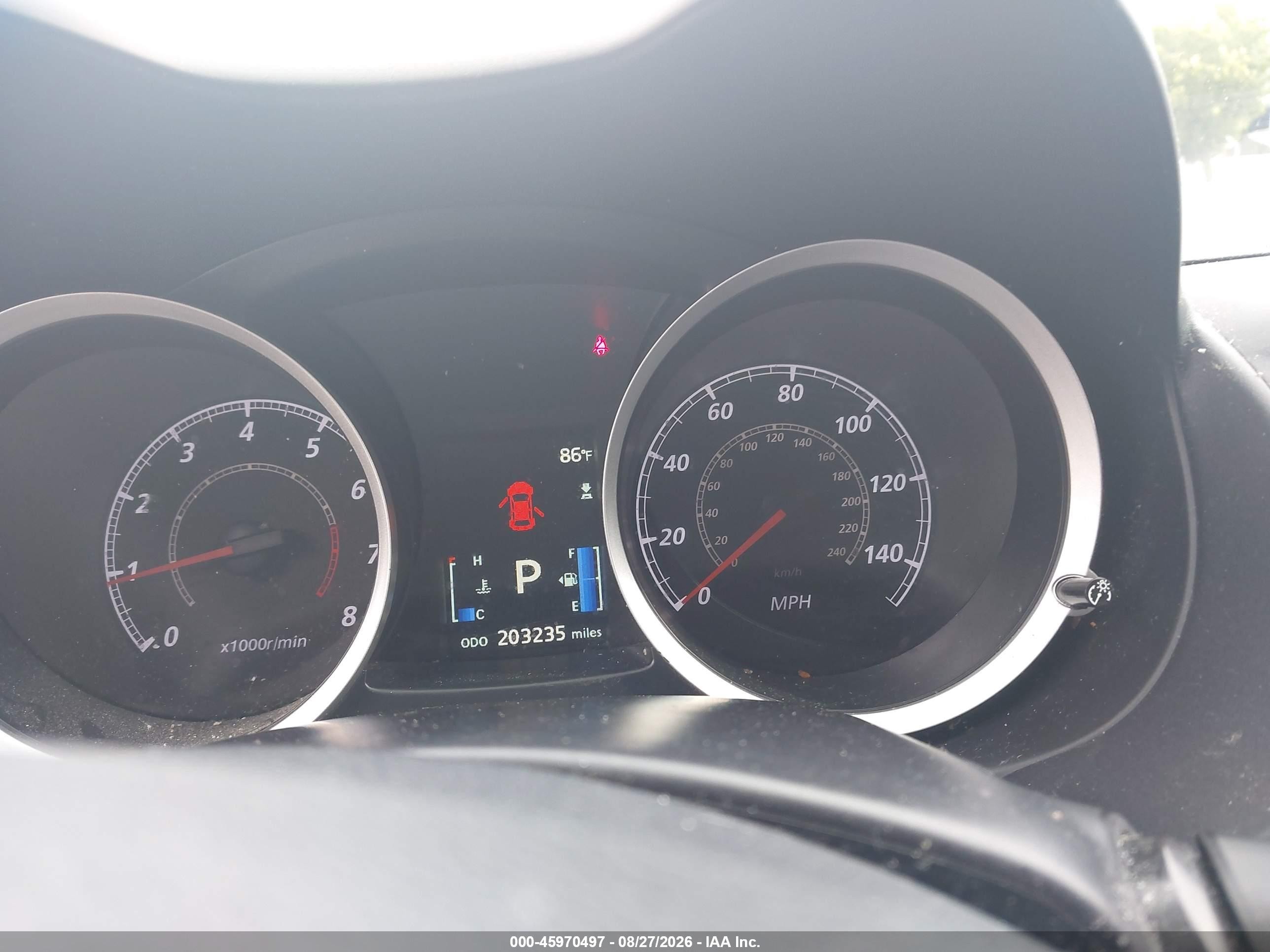 2016 Mitsubishi Lancer VIN JA32U2FU8GU005225 IAAI salvage auction — Normal Wear, Clear - Dealer Only (California), sold $1,275 on 2026-09-11 (photo 7)