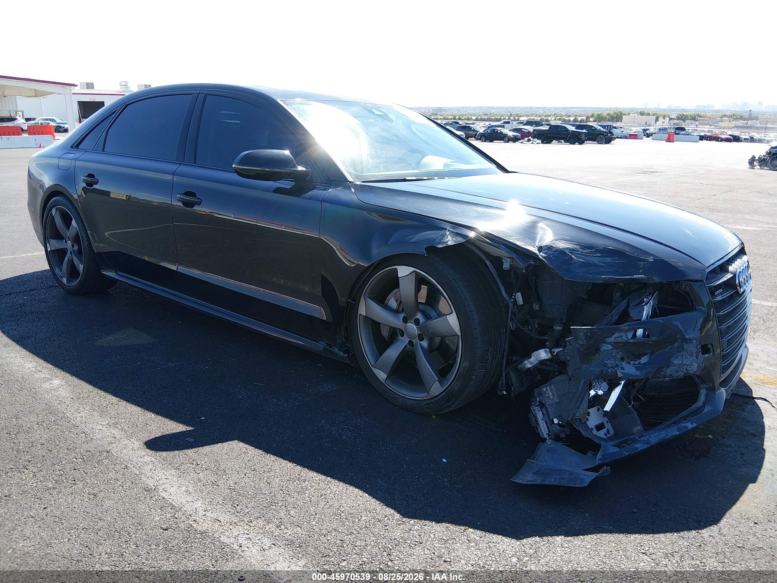 2018 Audi A8 VIN WAU43AFD4JN000397 — IAAI salvage auction photo